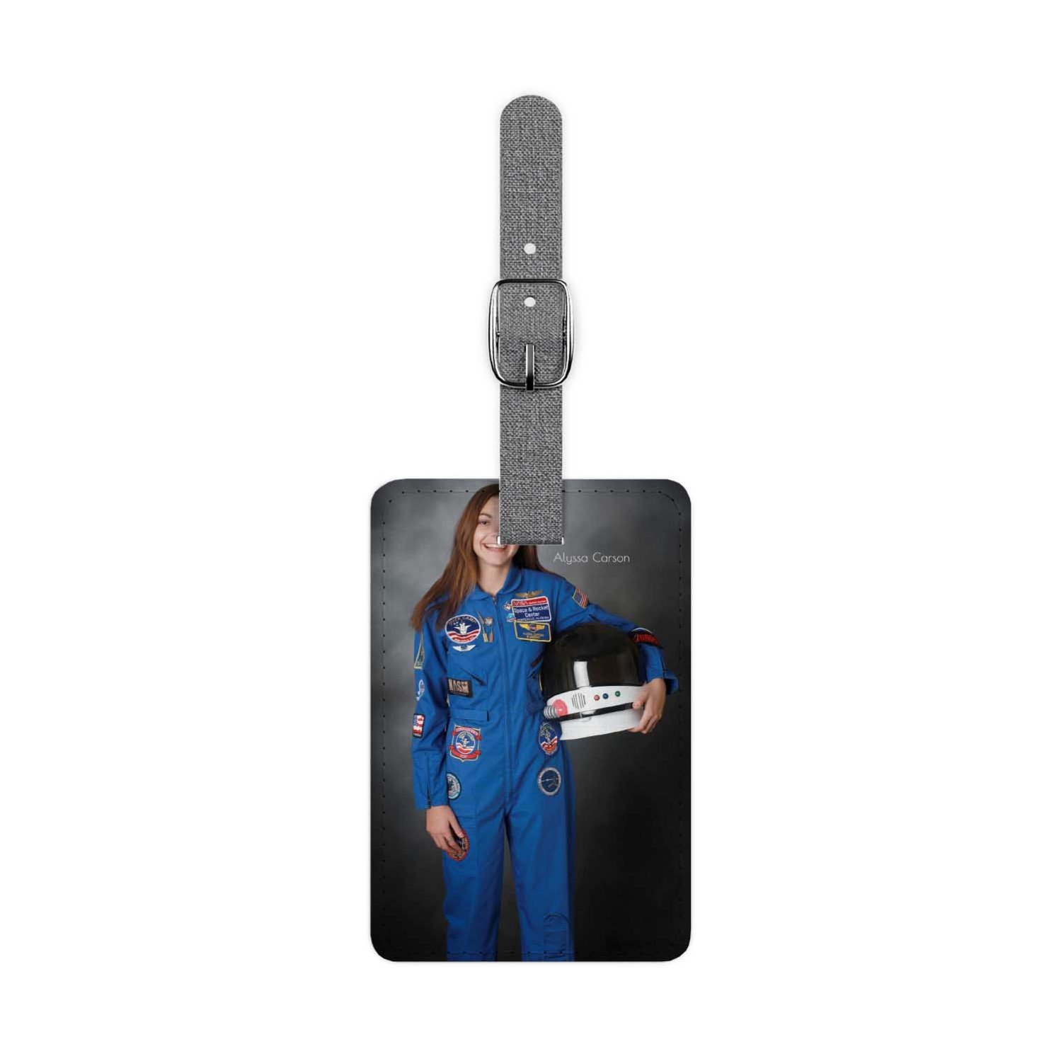 Zavstyle Alyssa Carson Luggage Tag Polyester Saffiano
