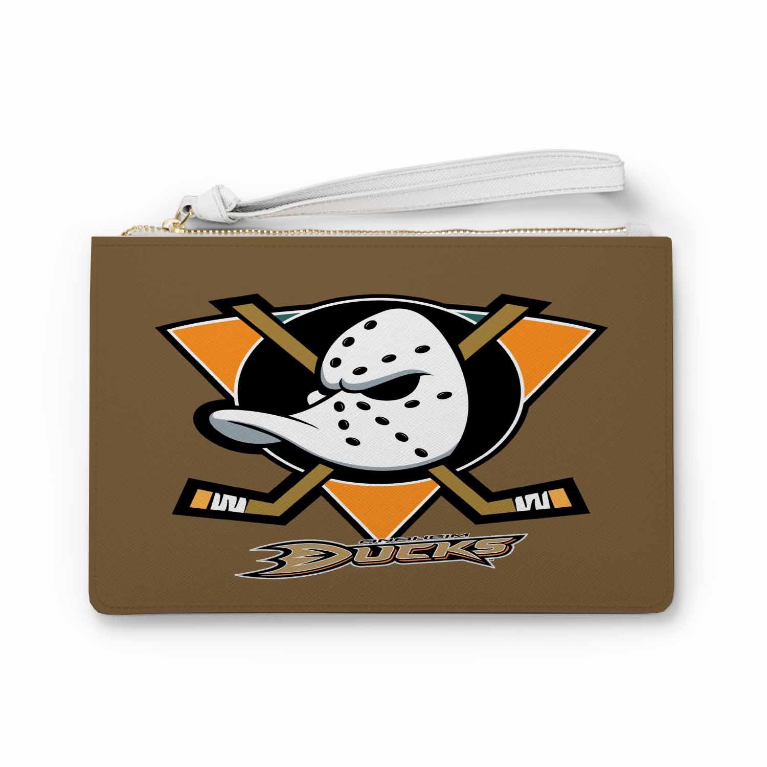 Zavstyle Anaheim Ducks NHL Clutch Bag PU Faux Leather