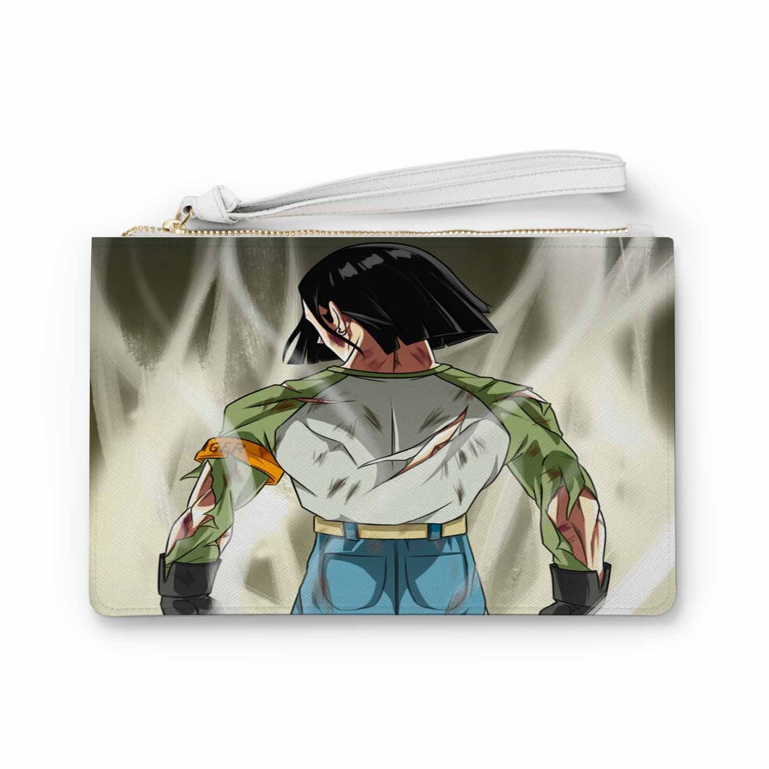Zavstyle Android 17 Dragon Ball Super Clutch Bag PU Faux Leather