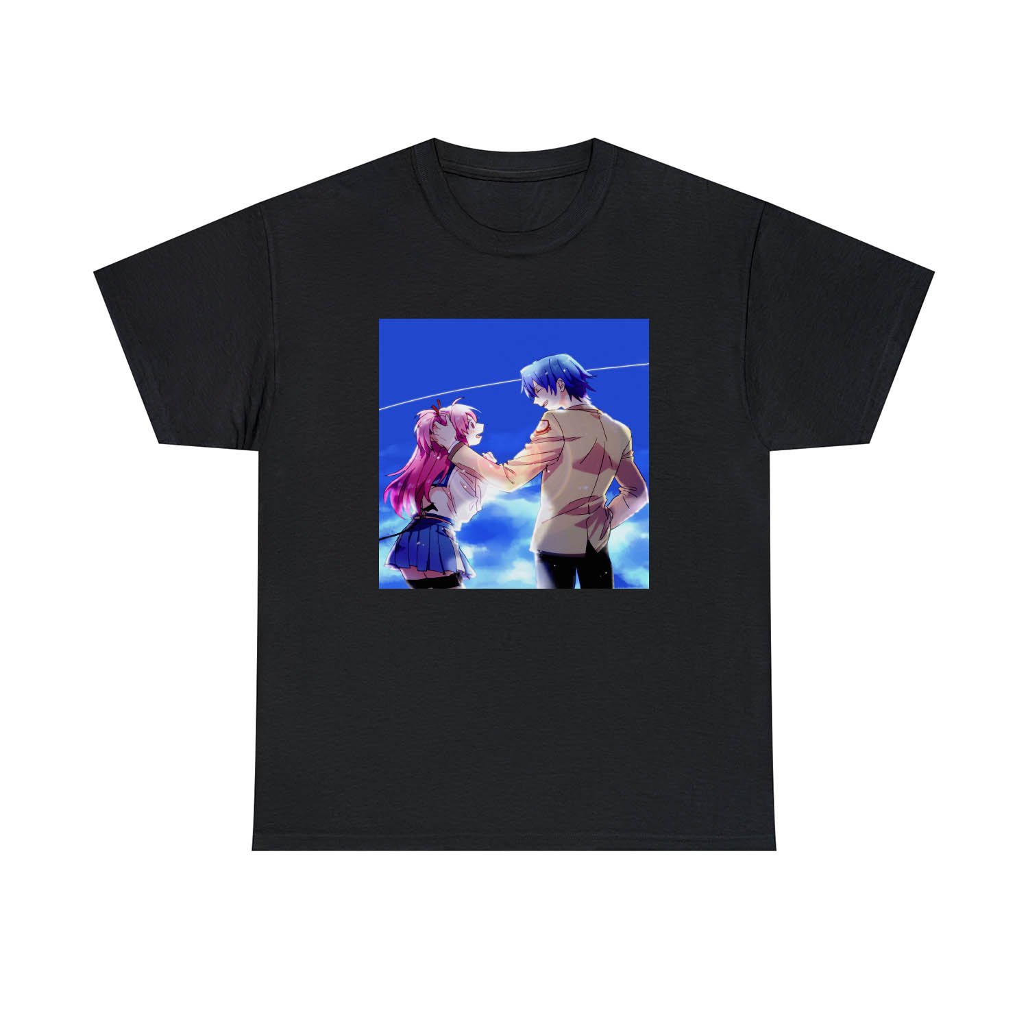 Zavstyle Angel Beats Noda Love Story T Shirt Classic Fit