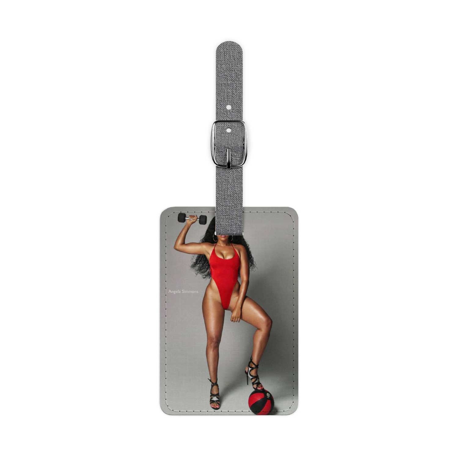 Zavstyle Angela Simmons Luggage Tag Polyester Saffiano