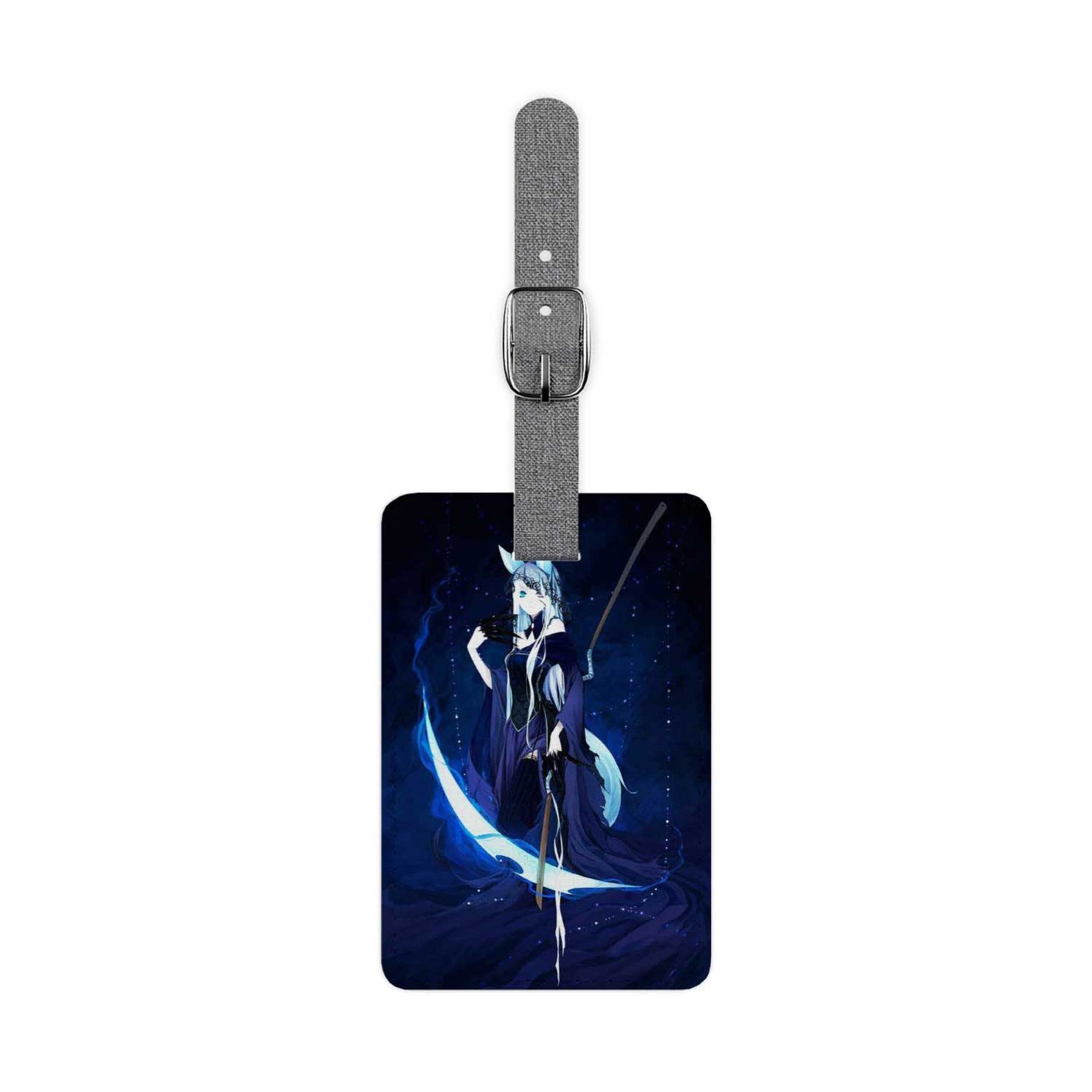 Zavstyle Anime Wolf Girl Luggage Tag Polyester Saffiano