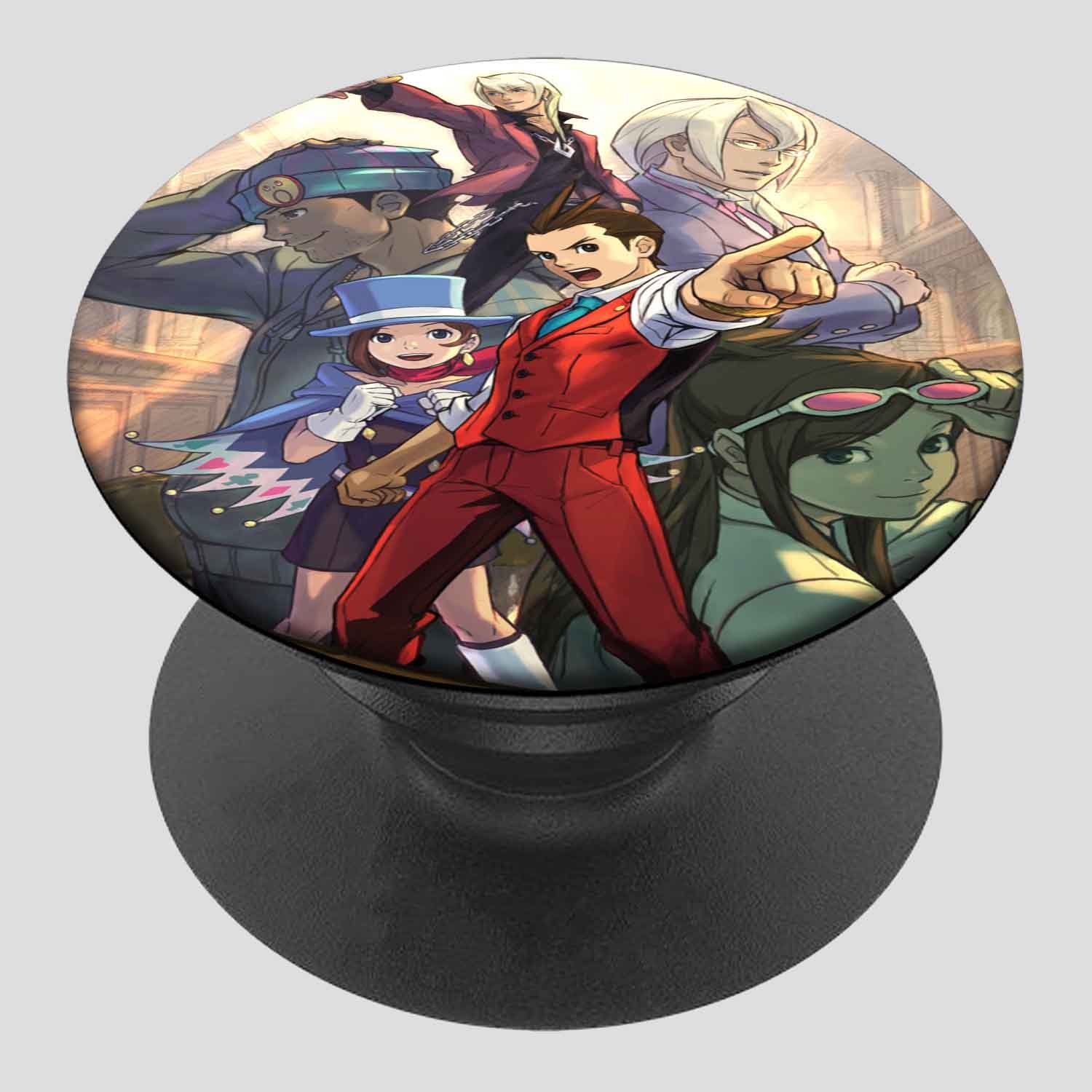 Zavstyle Apollo Justice The Ace Attorney Pop able Phone Stands Phone Grip