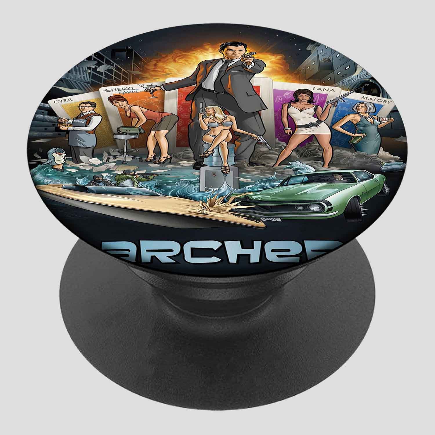 Zavstyle Archer With Womans Pop able Phone Stands Phone Grip