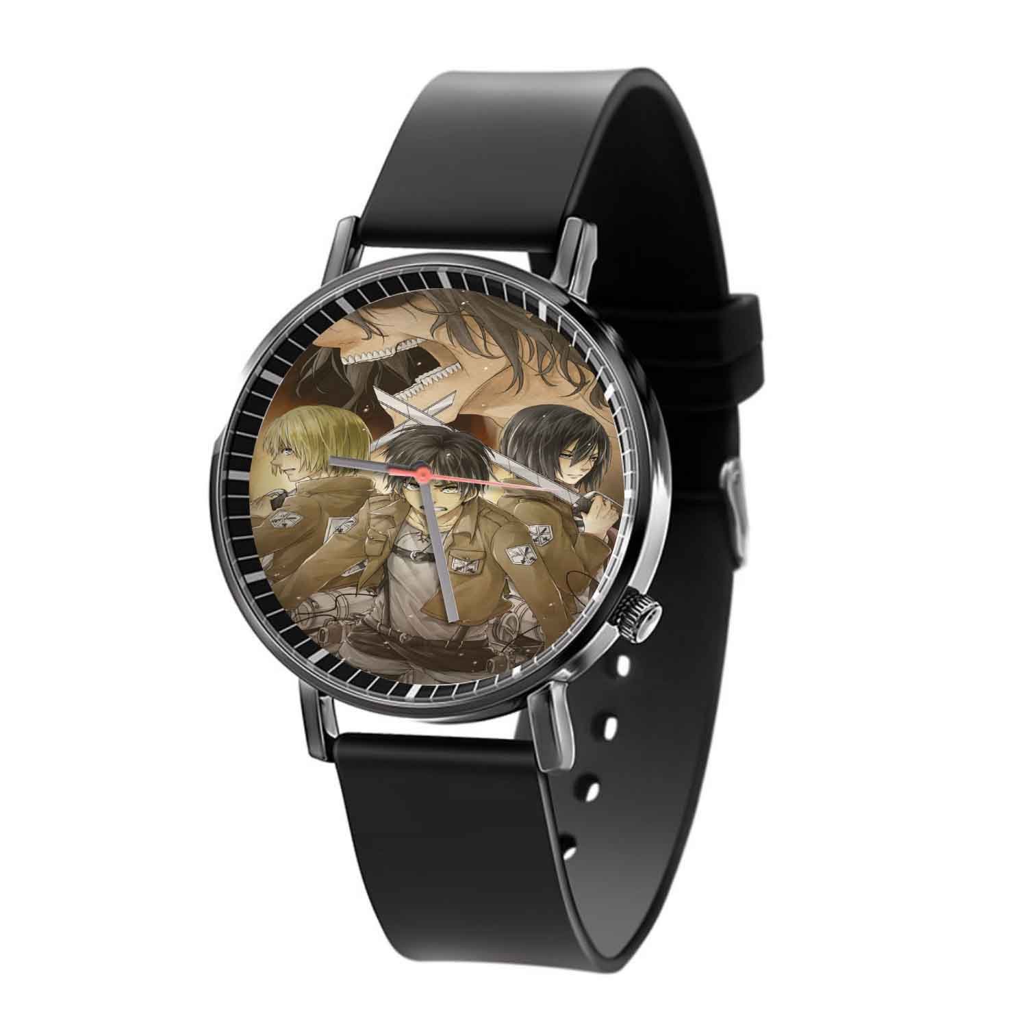 Zavstyle Armin Yaeger Armin Arlert Mikasa Ackerman Quartz Watch With Gift Box