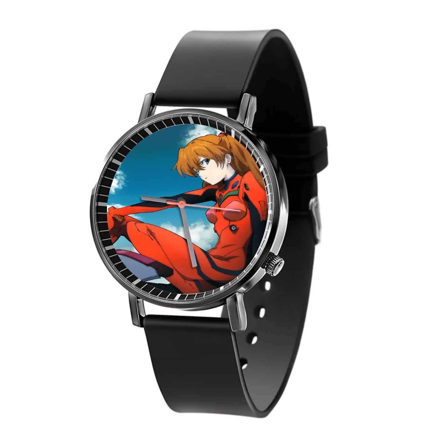 Zavstyle Asuka Langley Soryu Neon Genesis Evangelion Quartz Watch With Gift Box