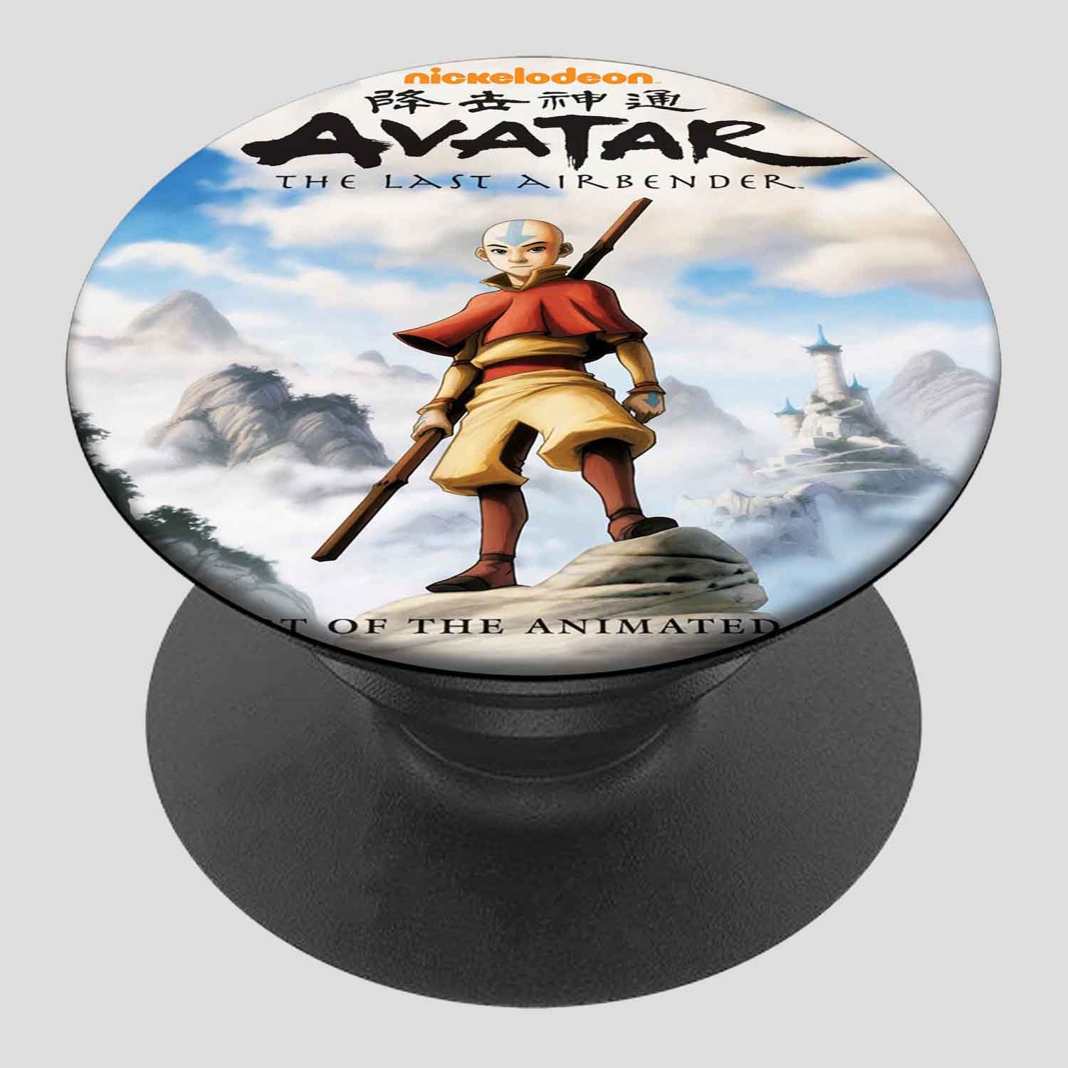 Zavstyle Avatar The Last Airbender Aang Stick Pop able Phone Stands Phone Grip
