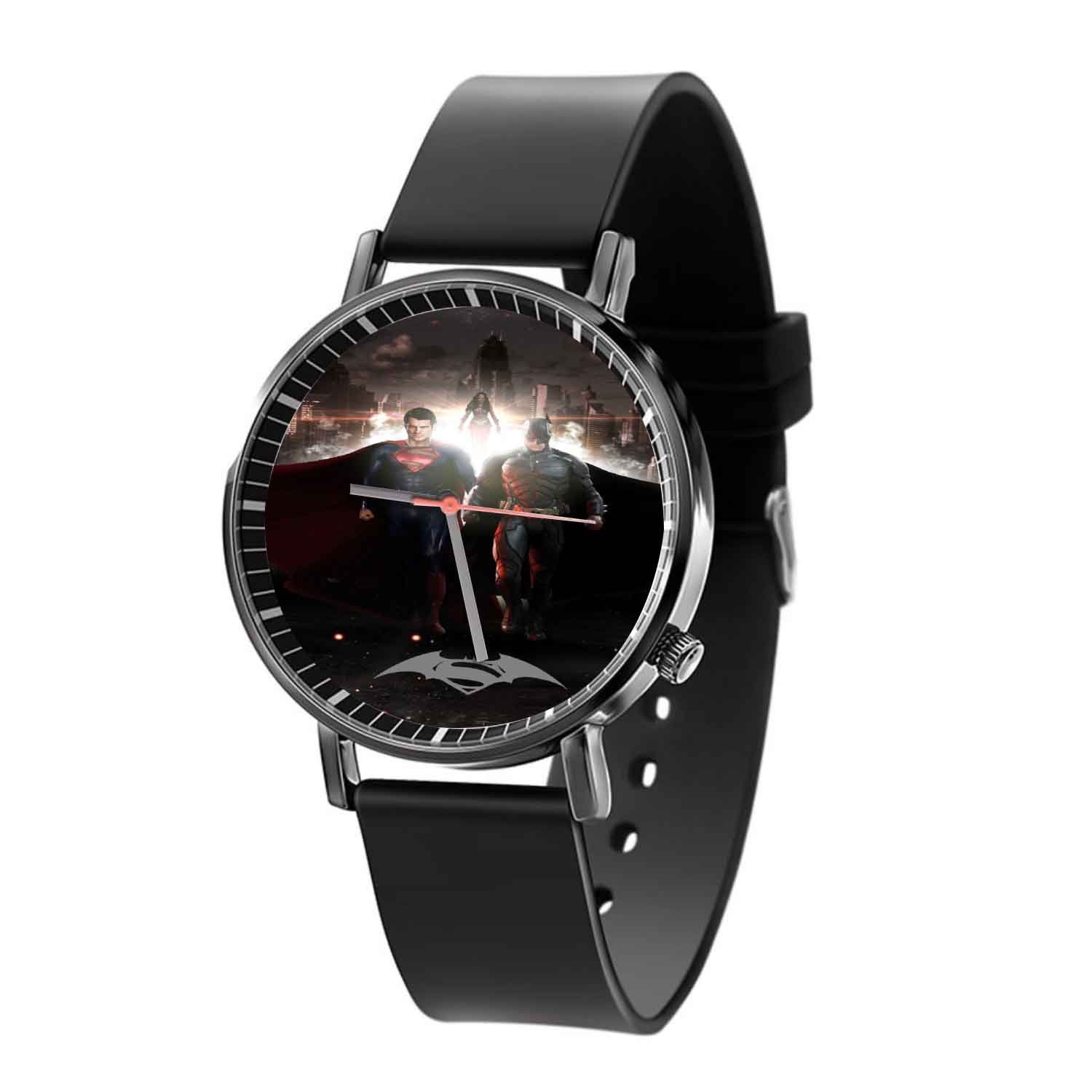 Zavstyle Batman vs Superman Dawn of Justice Walking Quartz Watch With Gift Box