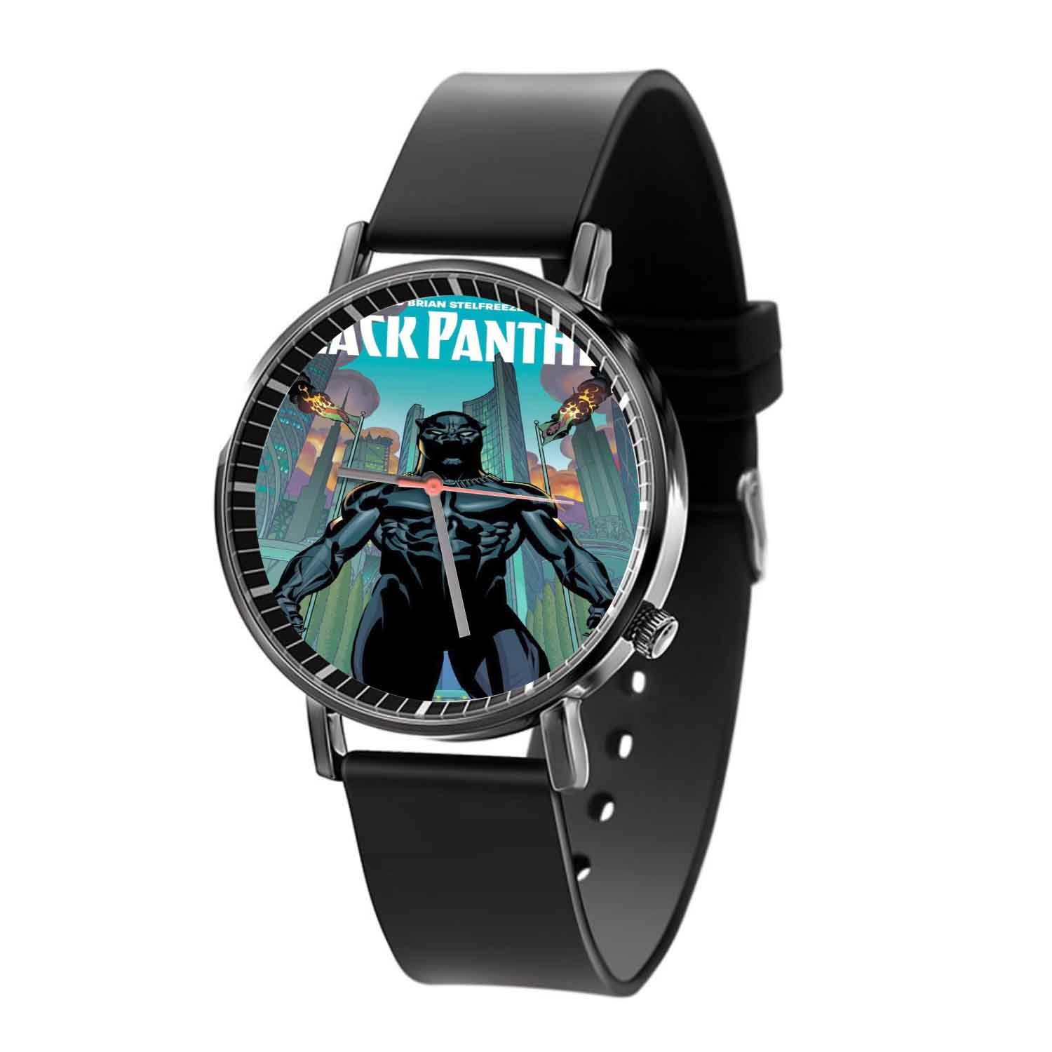 Zavstyle Black Panther Marvel Great Quartz Watch With Gift Box