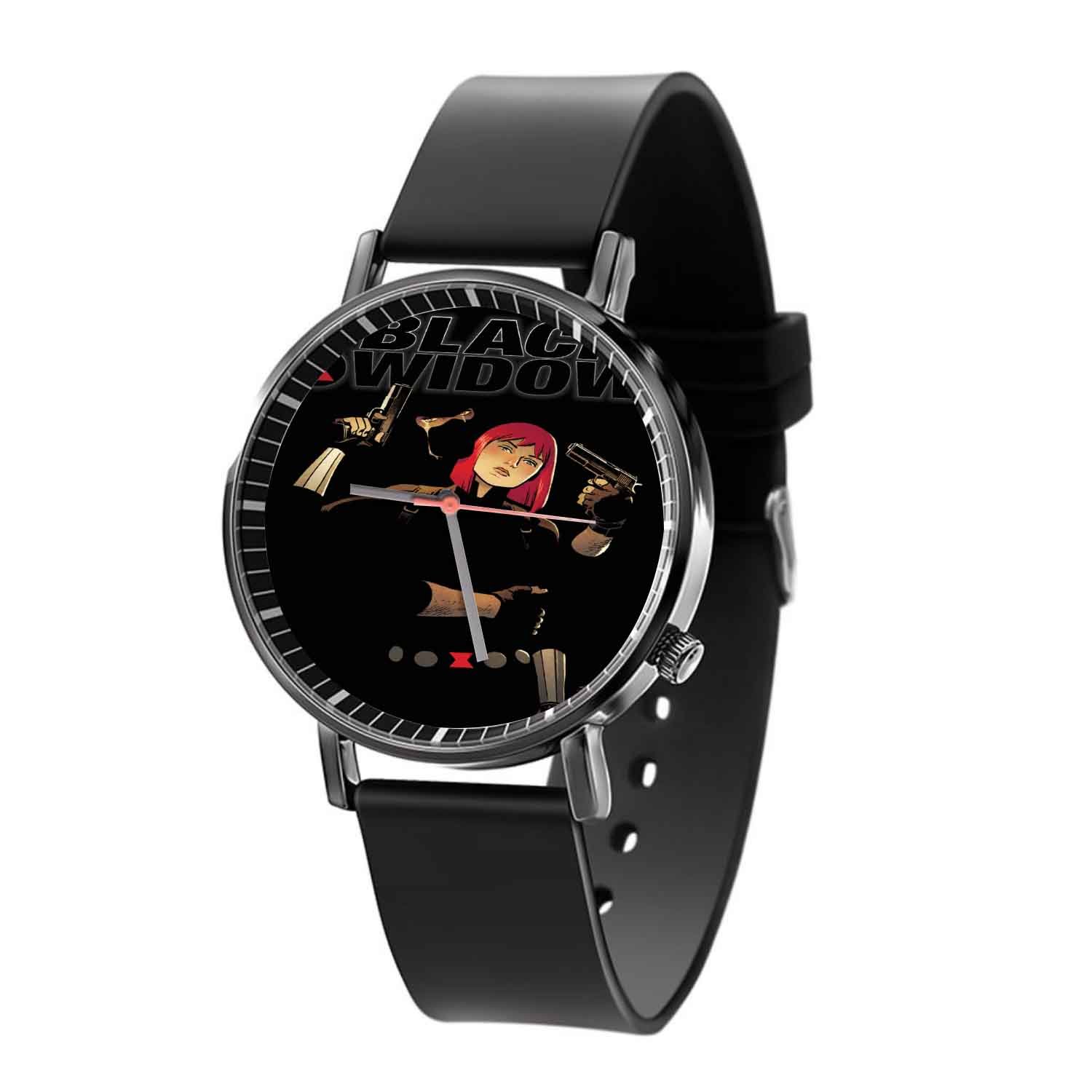Zavstyle Black Widow Marvel 002 Quartz Watch With Gift Box
