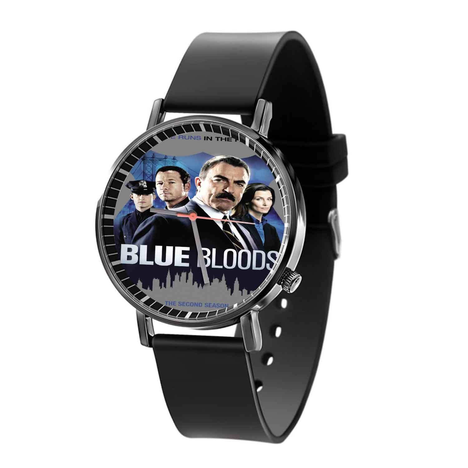 Zavstyle Blue Bloods Quartz Watch With Gift Box