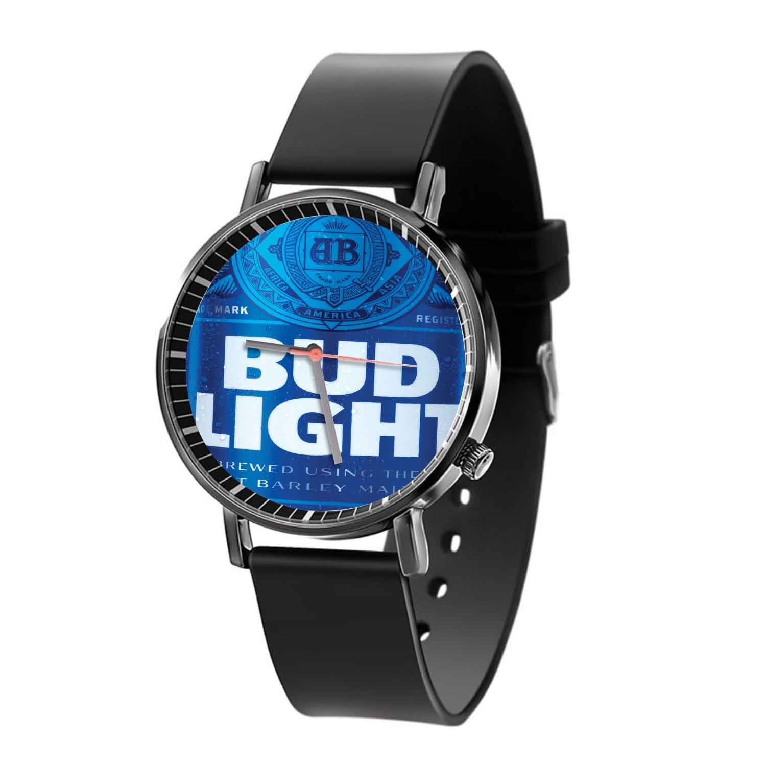 Zavstyle Blue Bud Light Beer Quartz Watch With Gift Box
