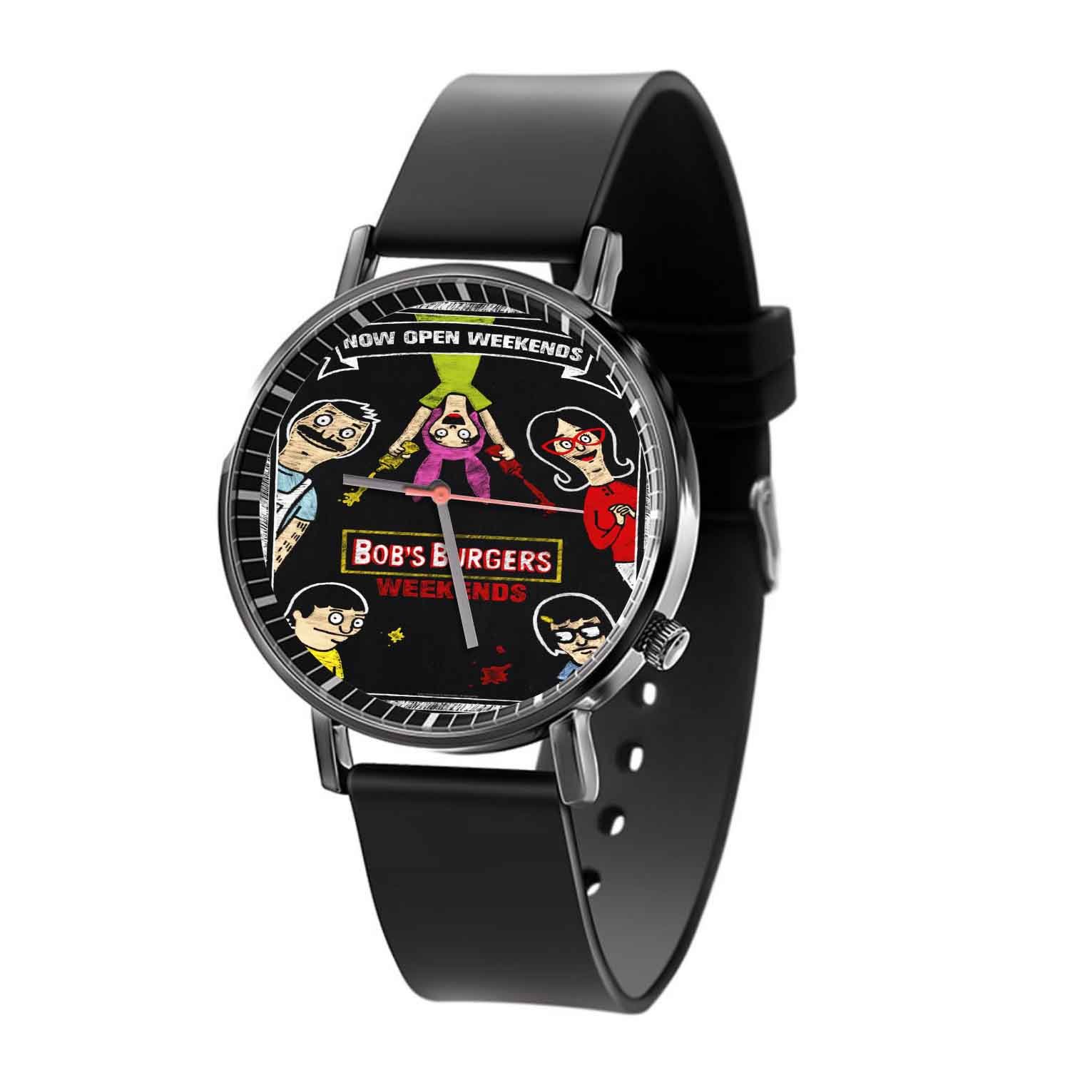 Zavstyle Bobs Burgers Now Open Weekends Quartz Watch With Gift Box