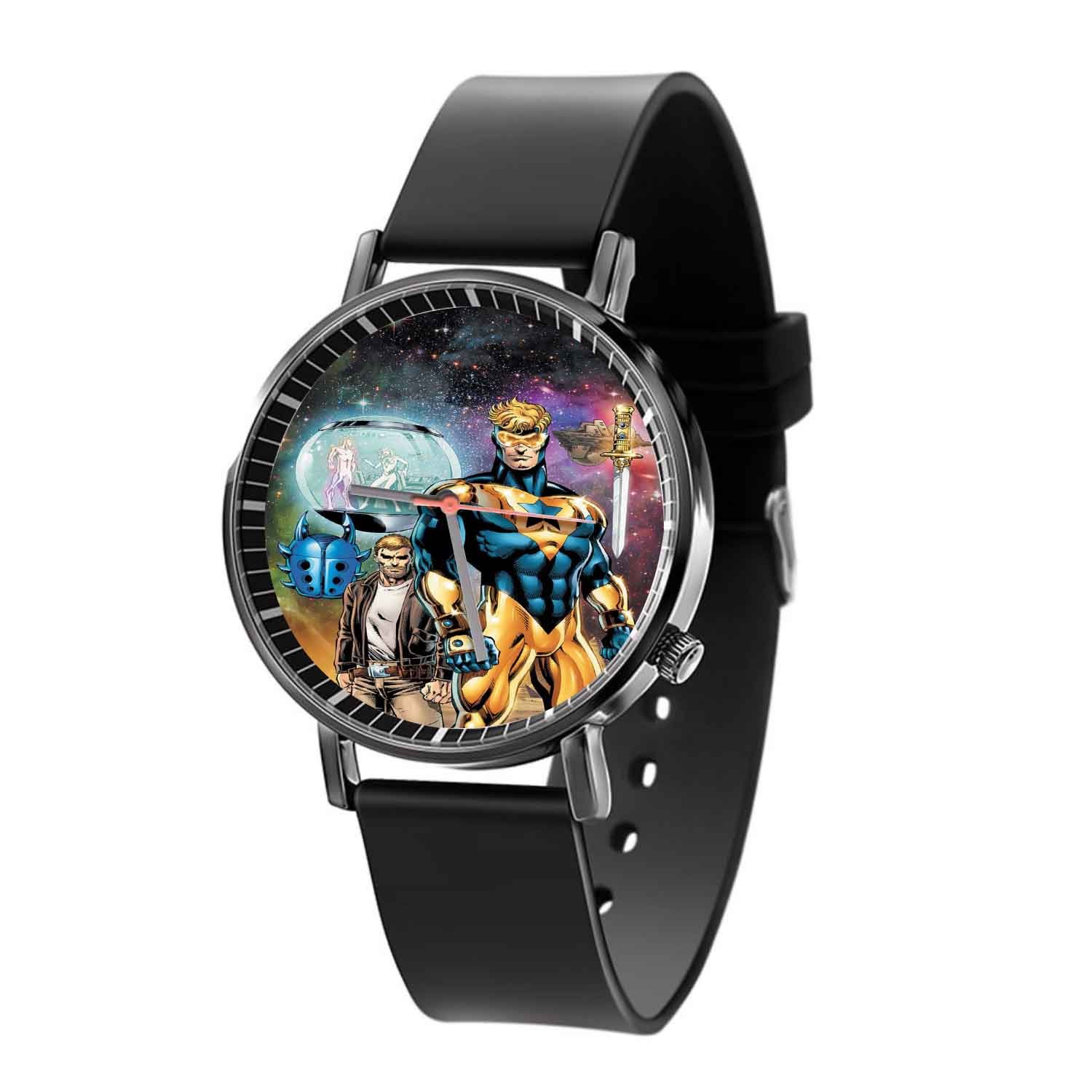 Zavstyle Booster Gold DC Comics Quartz Watch With Gift Box