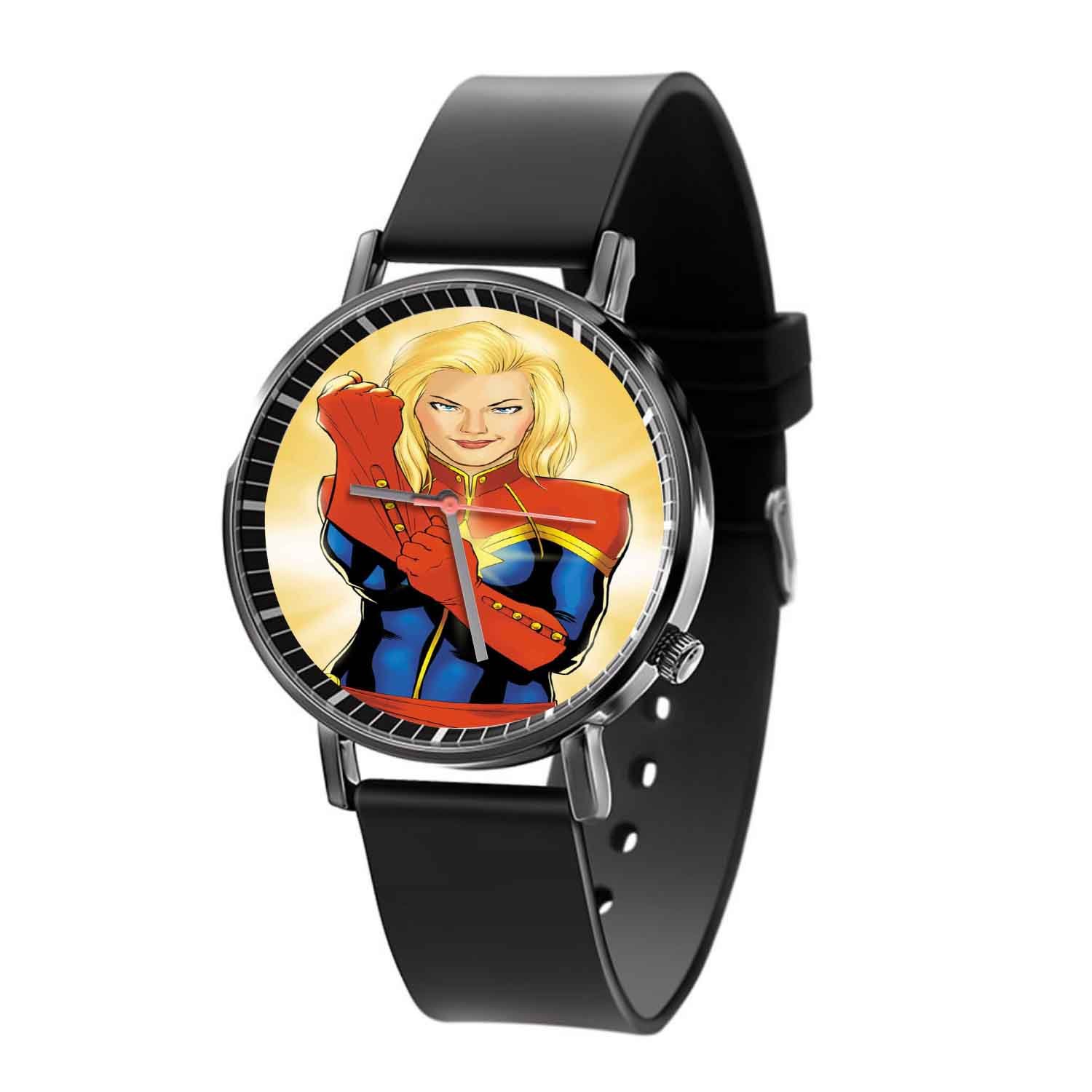 Zavstyle Captain Marvel New Quartz Watch With Gift Box