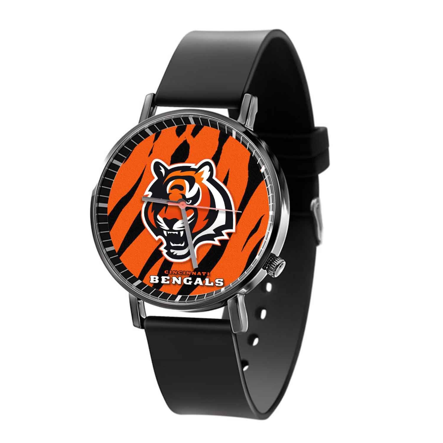 Zavstyle Cincinnati Bengals NFL Quartz Watch With Gift Box