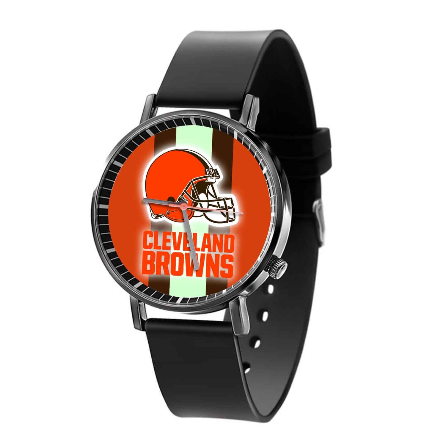Zavstyle Cleveland Browns NFL Quartz Watch With Gift Box
