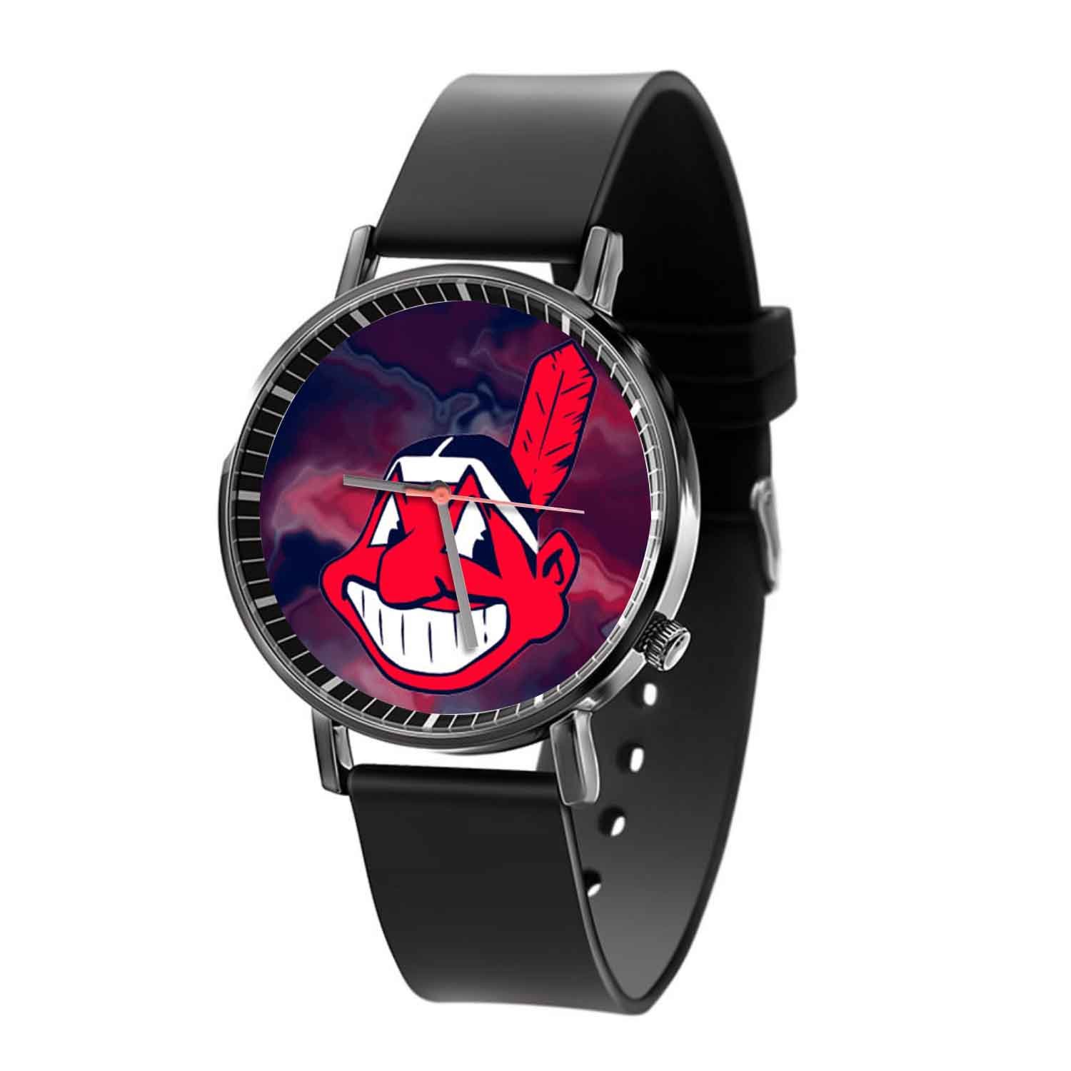 Zavstyle Cleveland Indians MLB Quartz Watch With Gift Box
