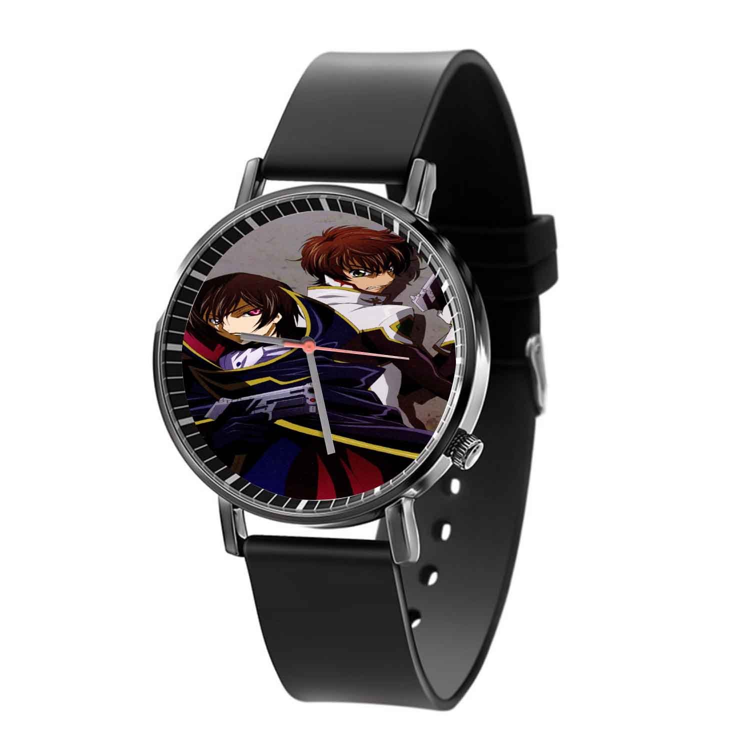 Zavstyle Code Geass Lelouch Lamperouge and Suzaku Kururugi Quartz Watch With Gift Box