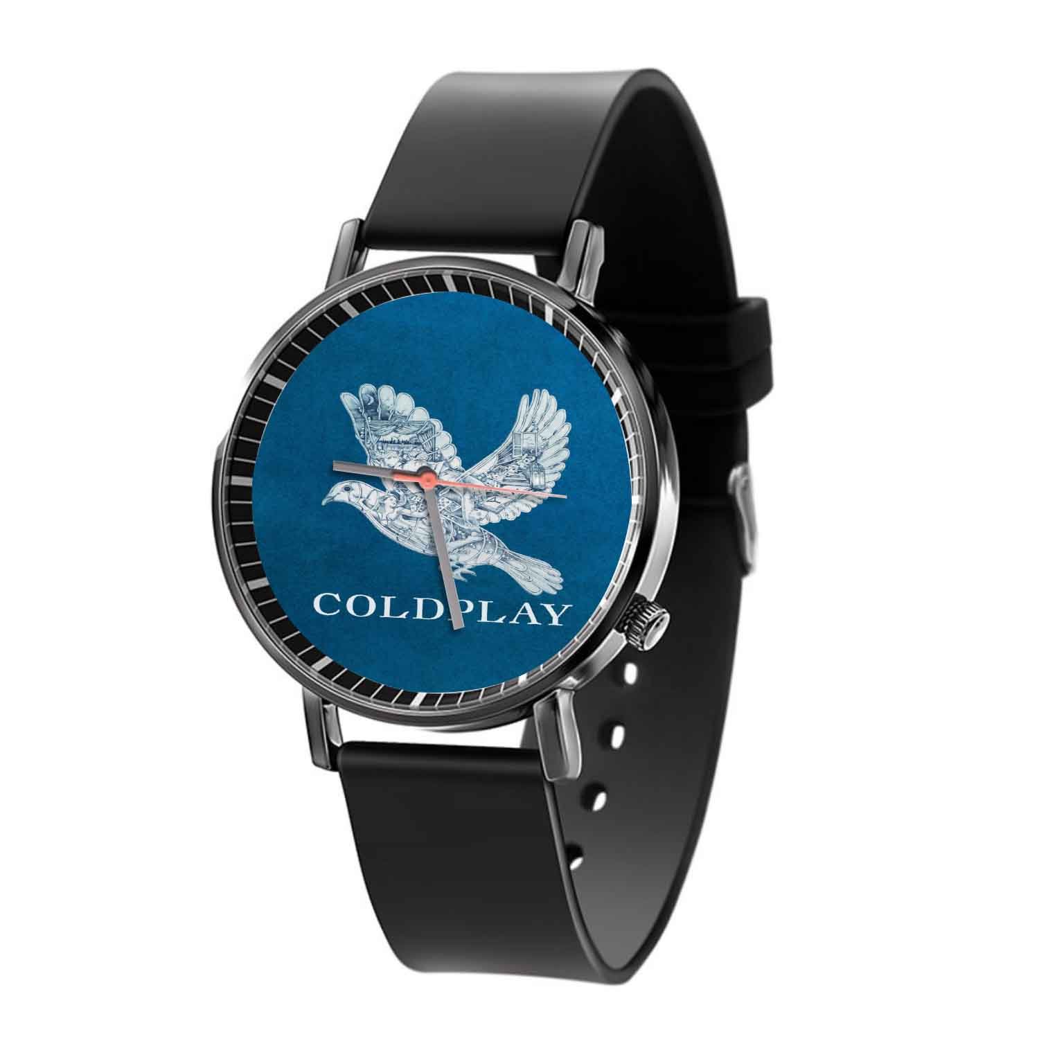Zavstyle Coldplay Birds Blue Quartz Watch With Gift Box