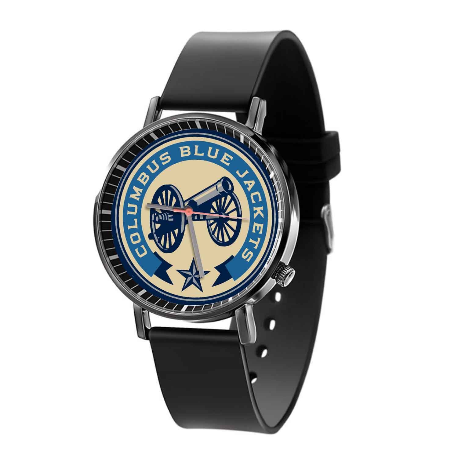 Zavstyle Columbus Blue Jackets NHL Art Quartz Watch With Gift Box