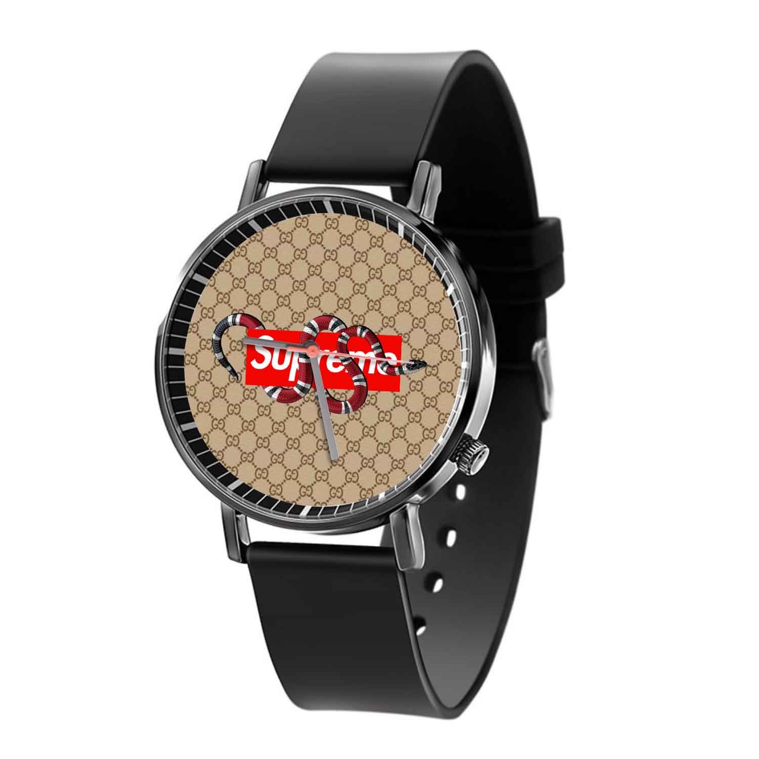 Zavstyle Gucci Snake Supreme Quartz Watch With Gift Box