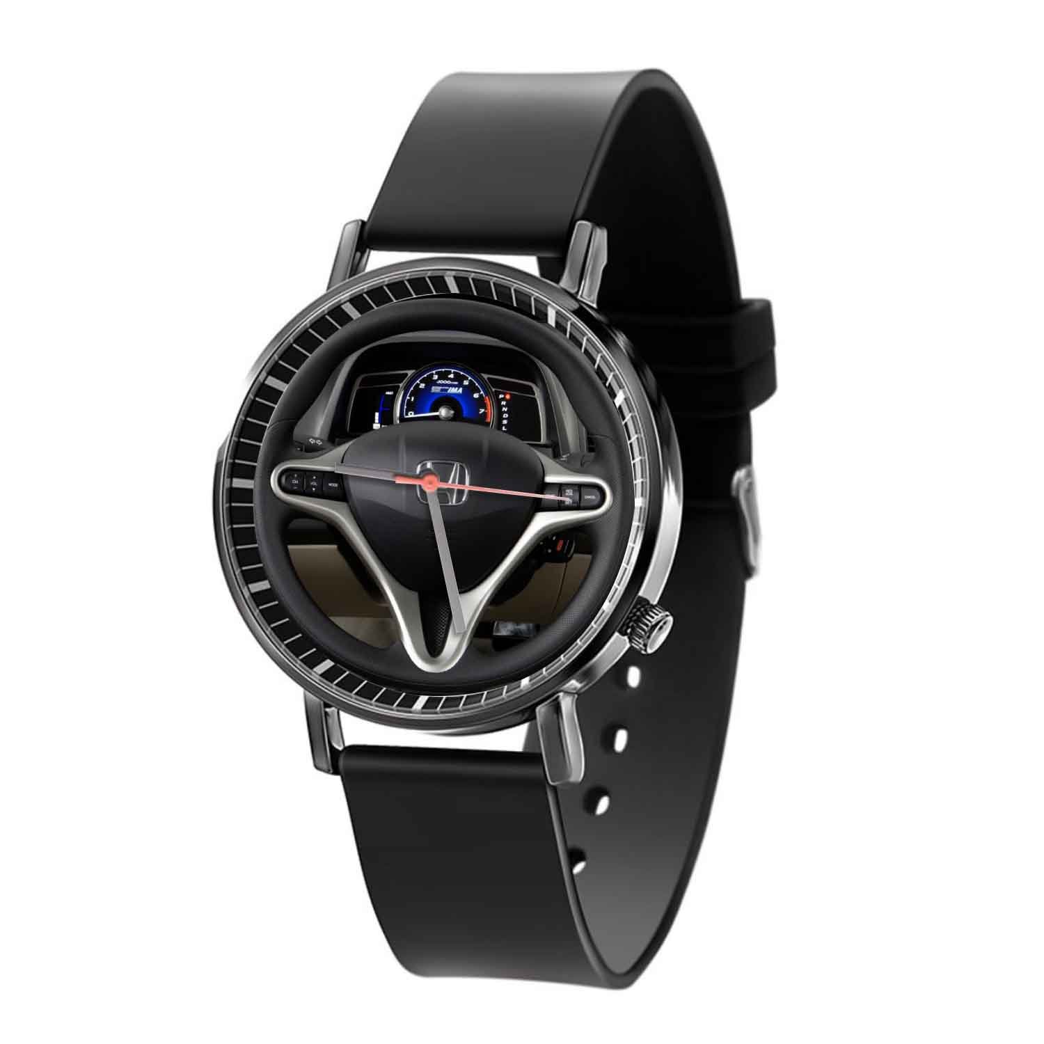 Zavstyle Honda Civic Hybrid Steering Wheel Quartz Watch With Gift Box