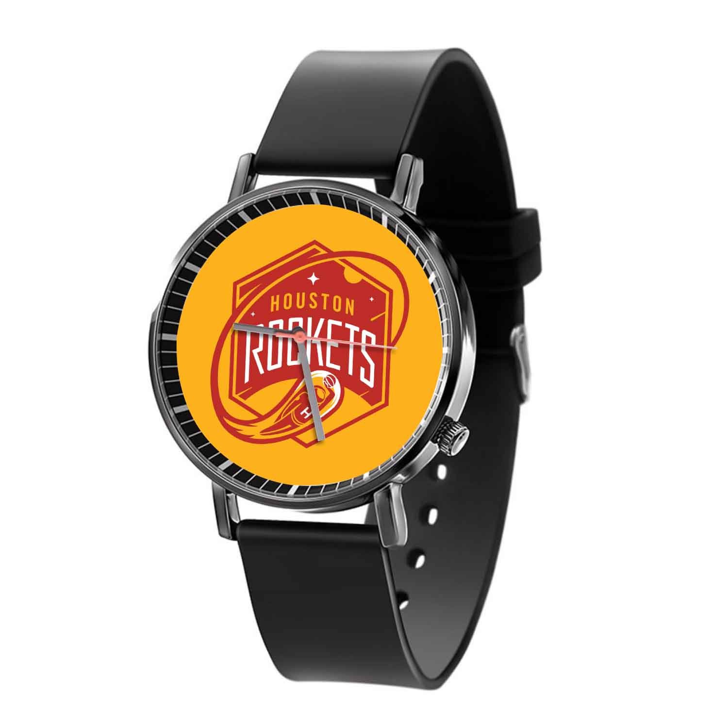 Zavstyle Houston Rockets NBA Art Quartz Watch With Gift Box