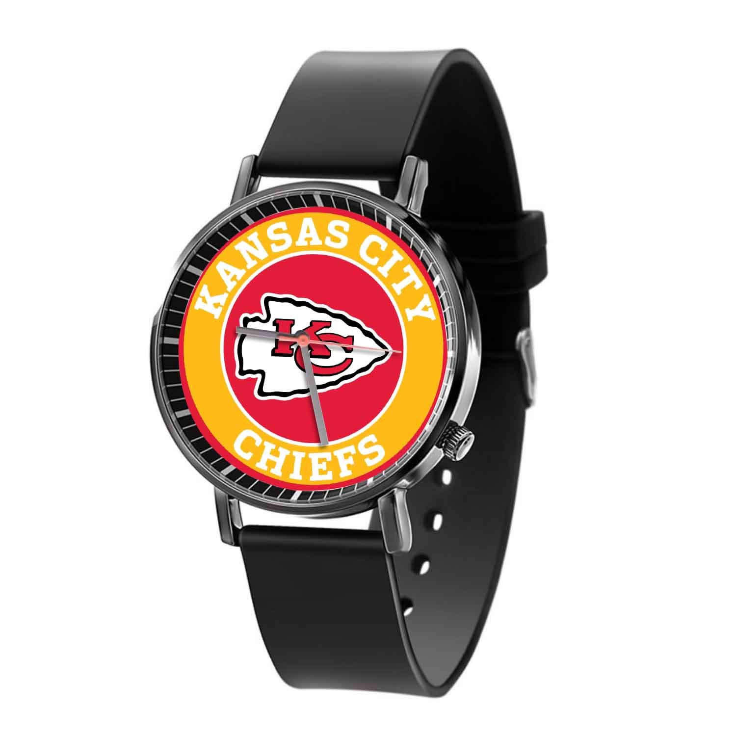 Zavstyle Kansas City Chiefs NFL Art Quartz Watch With Gift Box