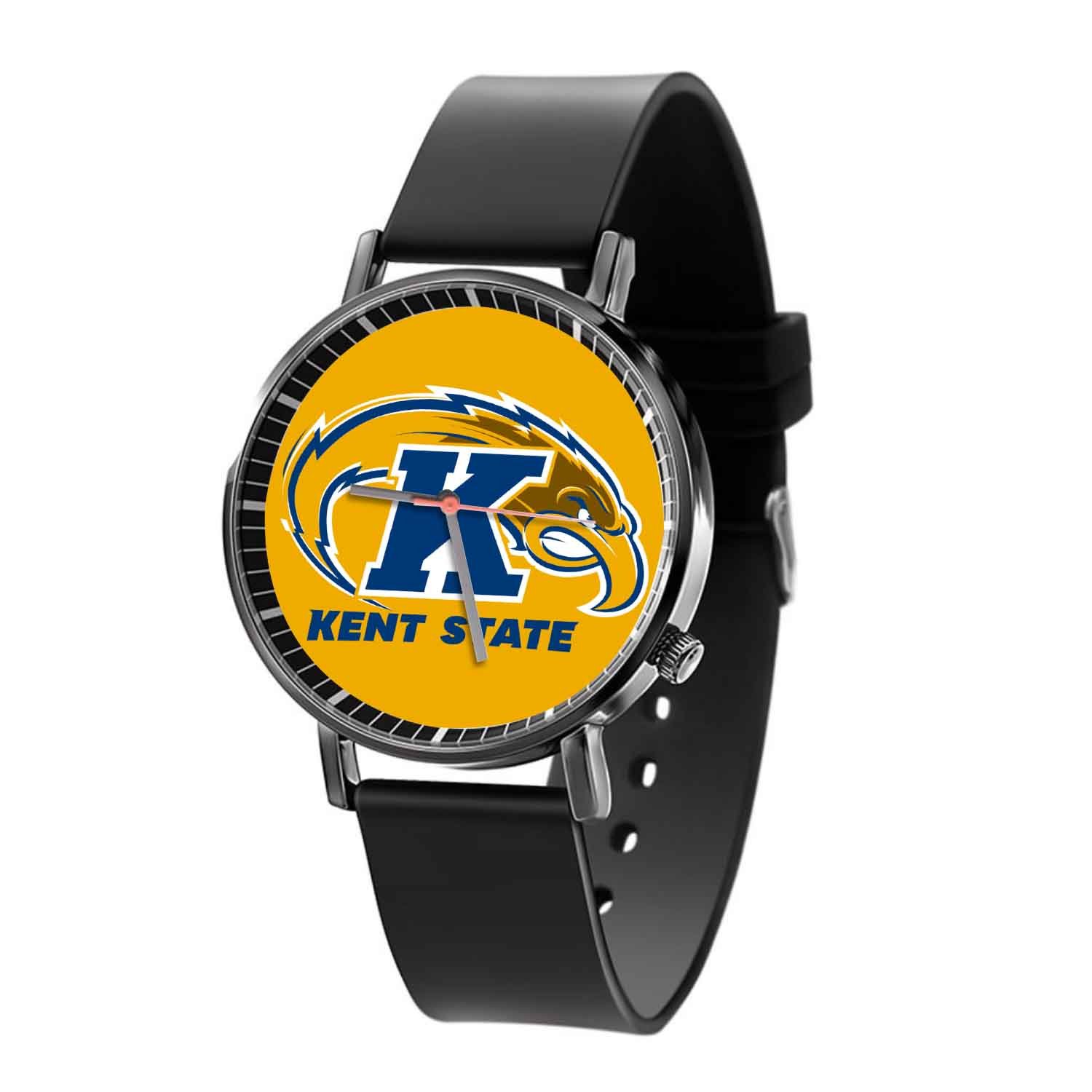 Zavstyle Kent State Golden Flashes Quartz Watch With Gift Box
