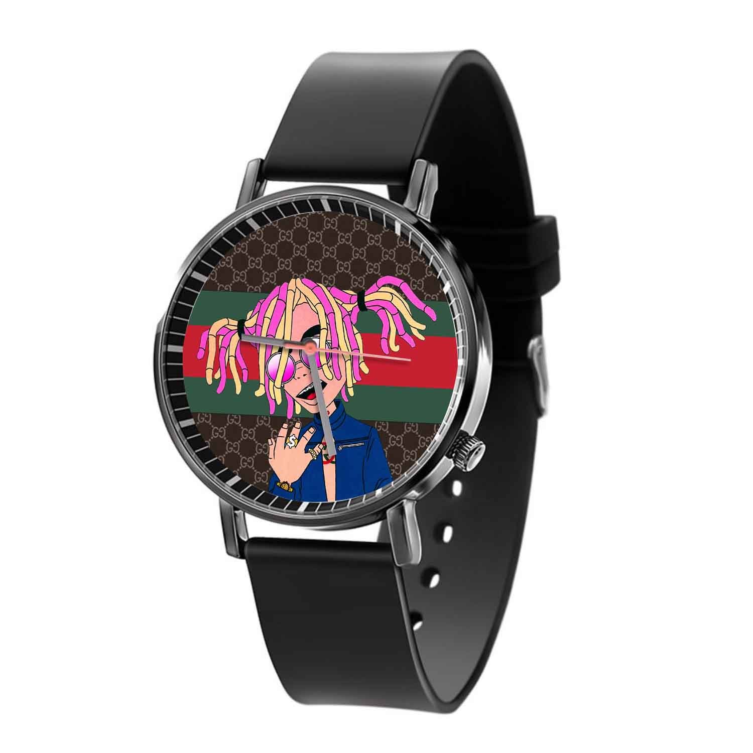 Zavstyle Lil Pump Gucci Gang Quartz Watch With Gift Box