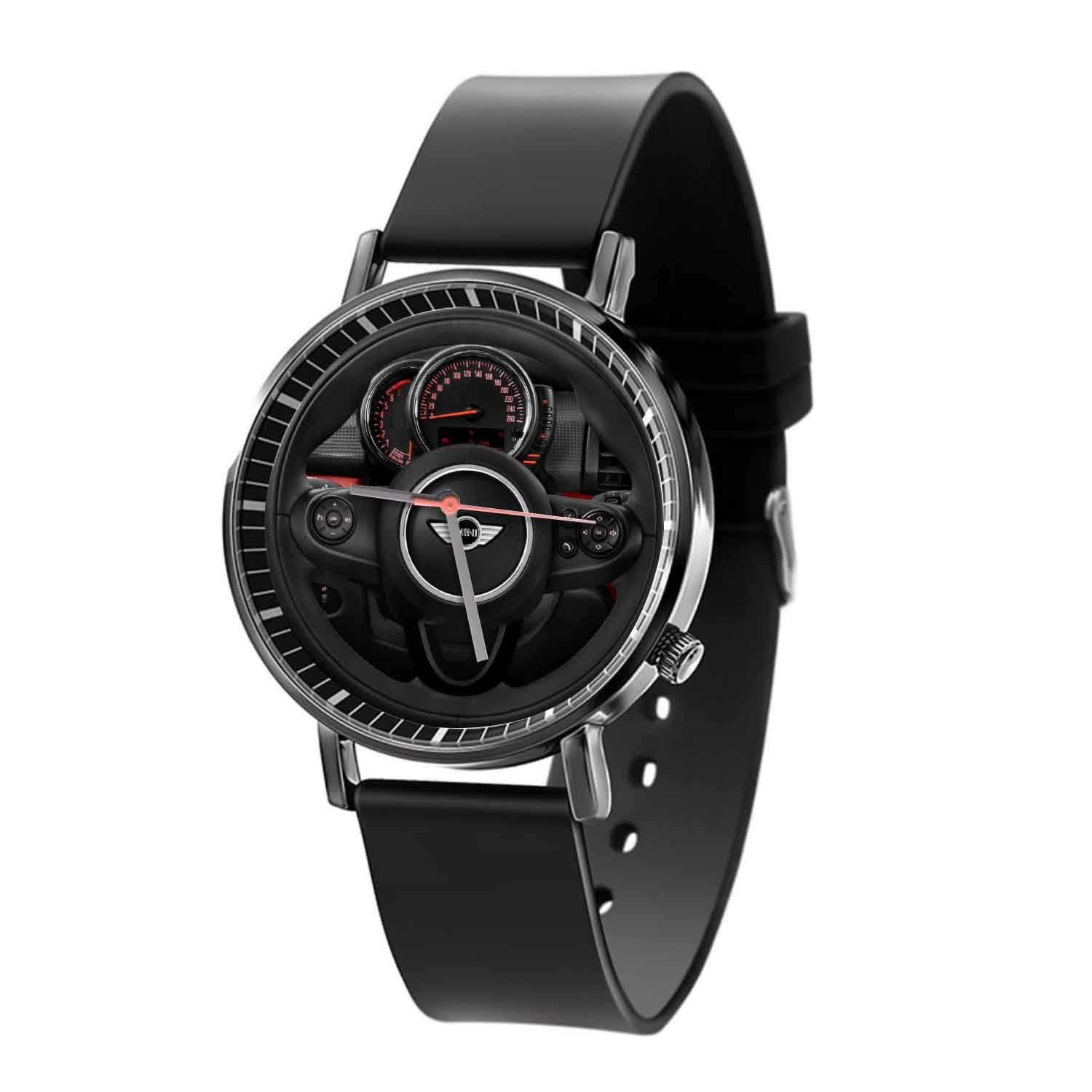Zavstyle MINI Cooper Steering Wheel Quartz Watch With Gift Box
