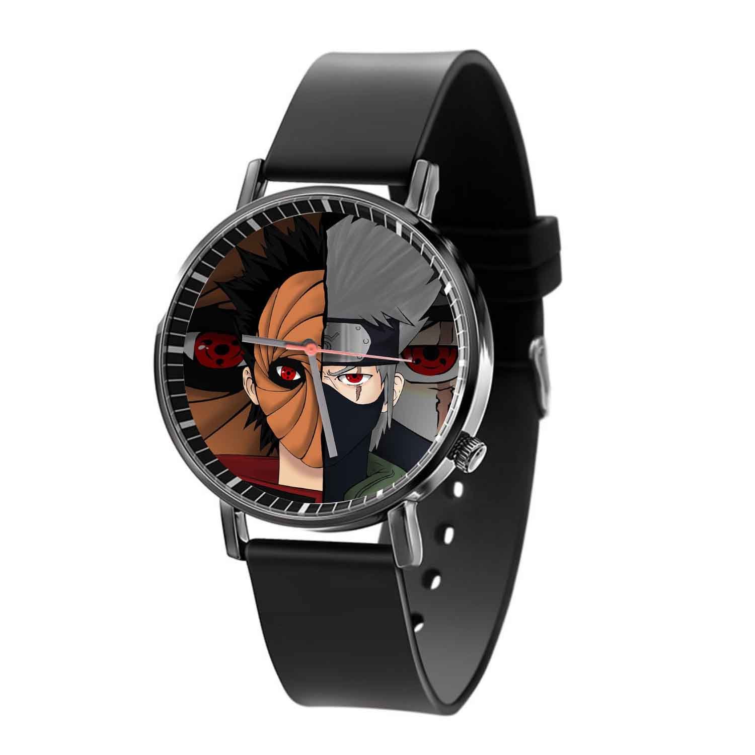Zavstyle Naruto Shippuden Tobi and Kakashi Quartz Watch With Gift Box