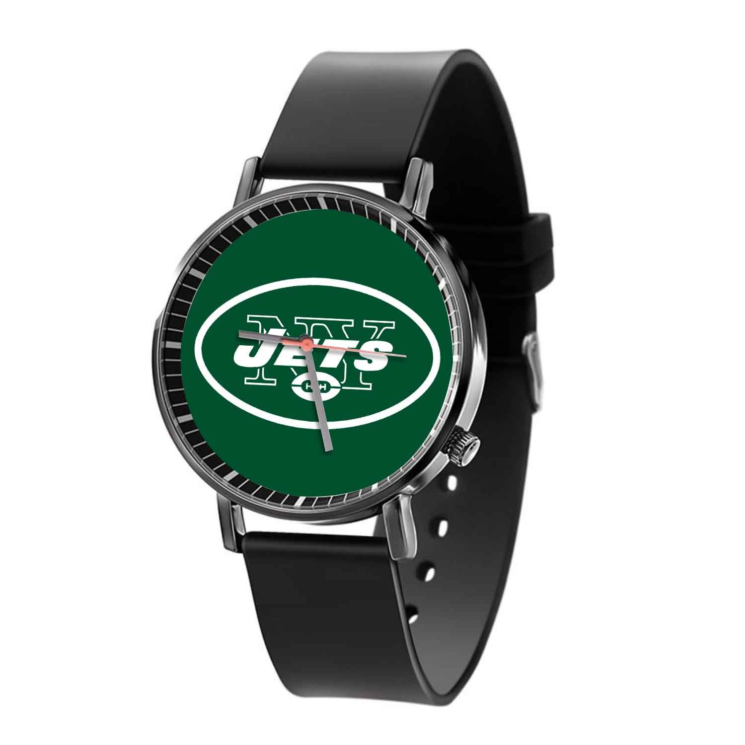 Zavstyle New York Jets NFL Art Quartz Watch With Gift Box