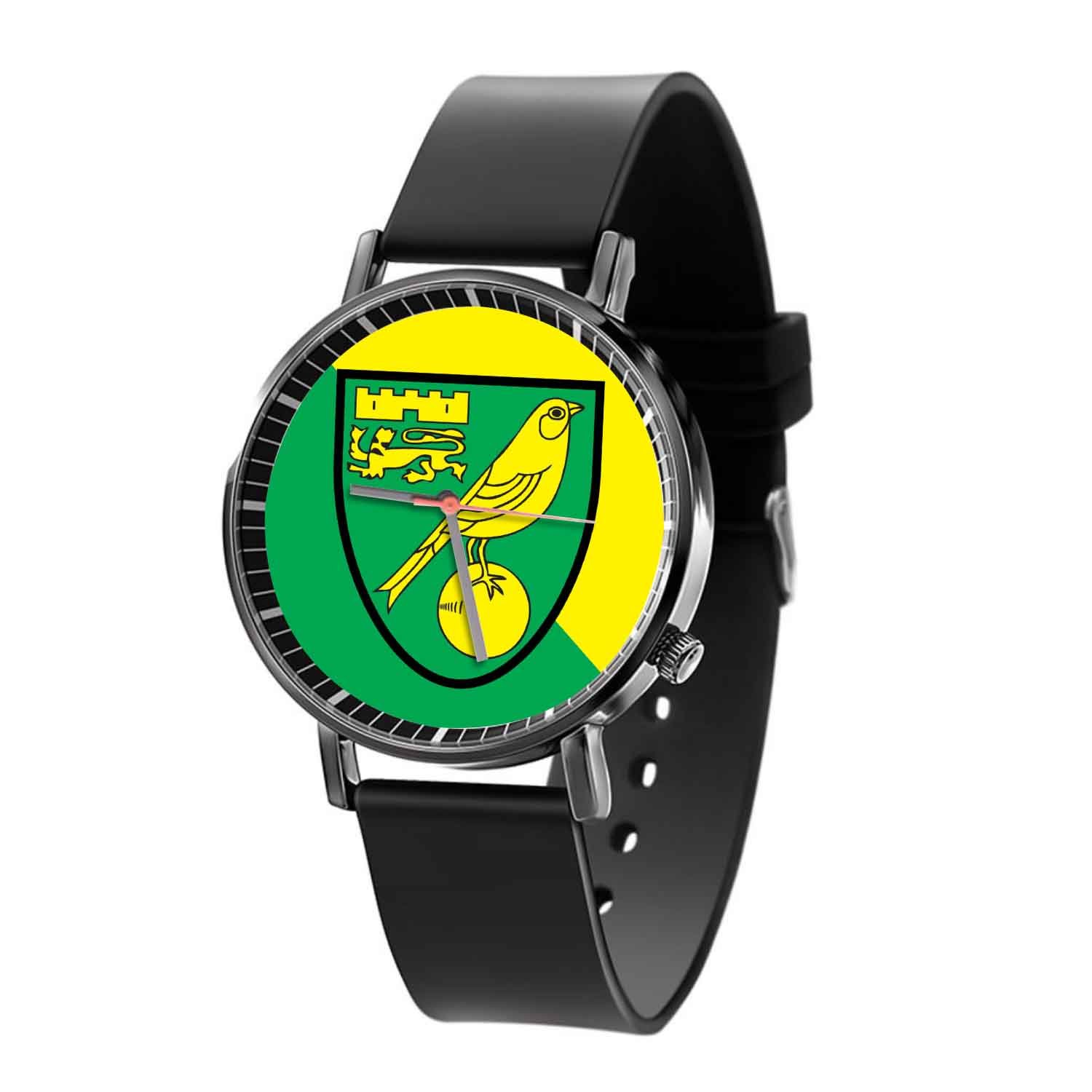 Zavstyle Norwich City FC Quartz Watch With Gift Box