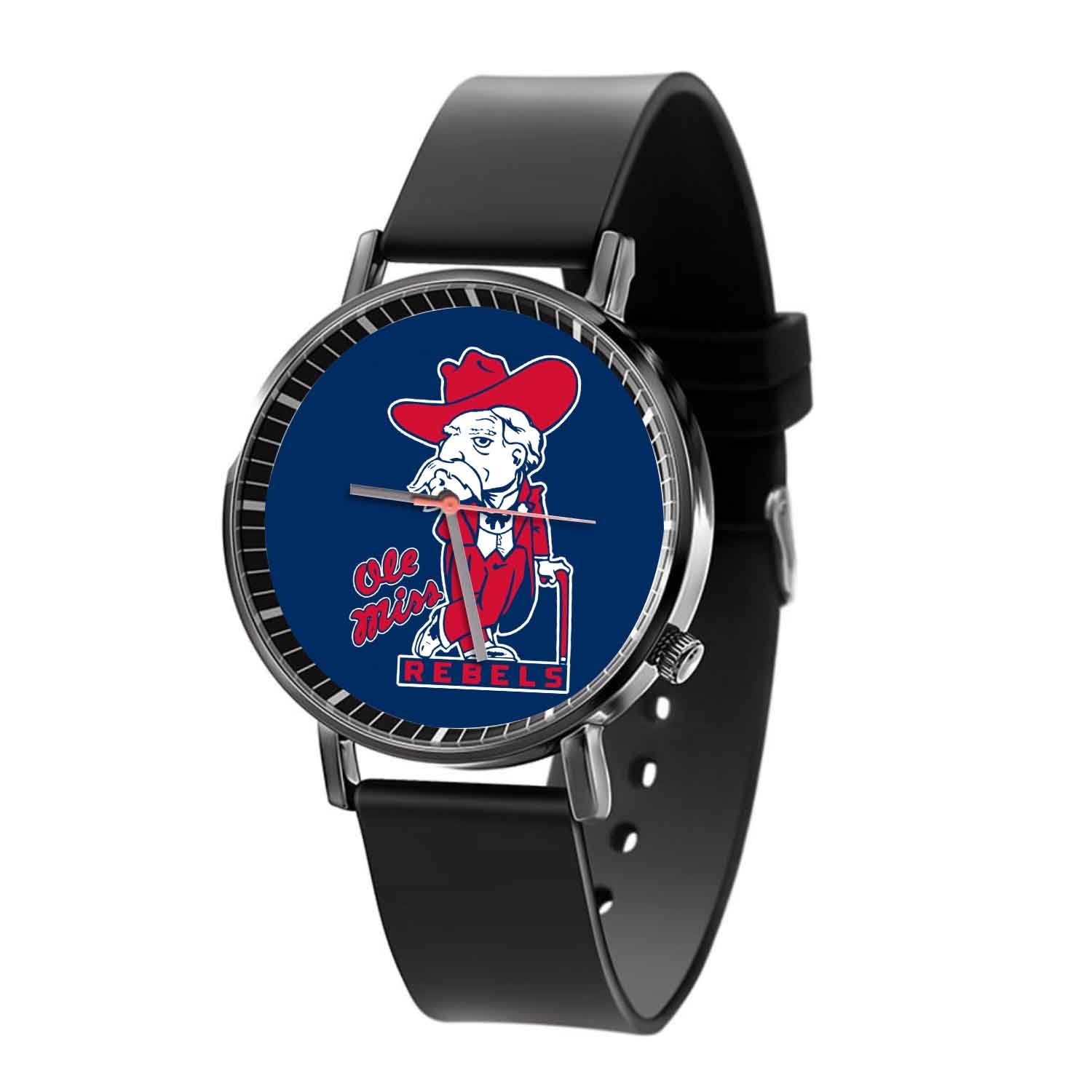 Zavstyle Ole Miss Rebels Quartz Watch With Gift Box