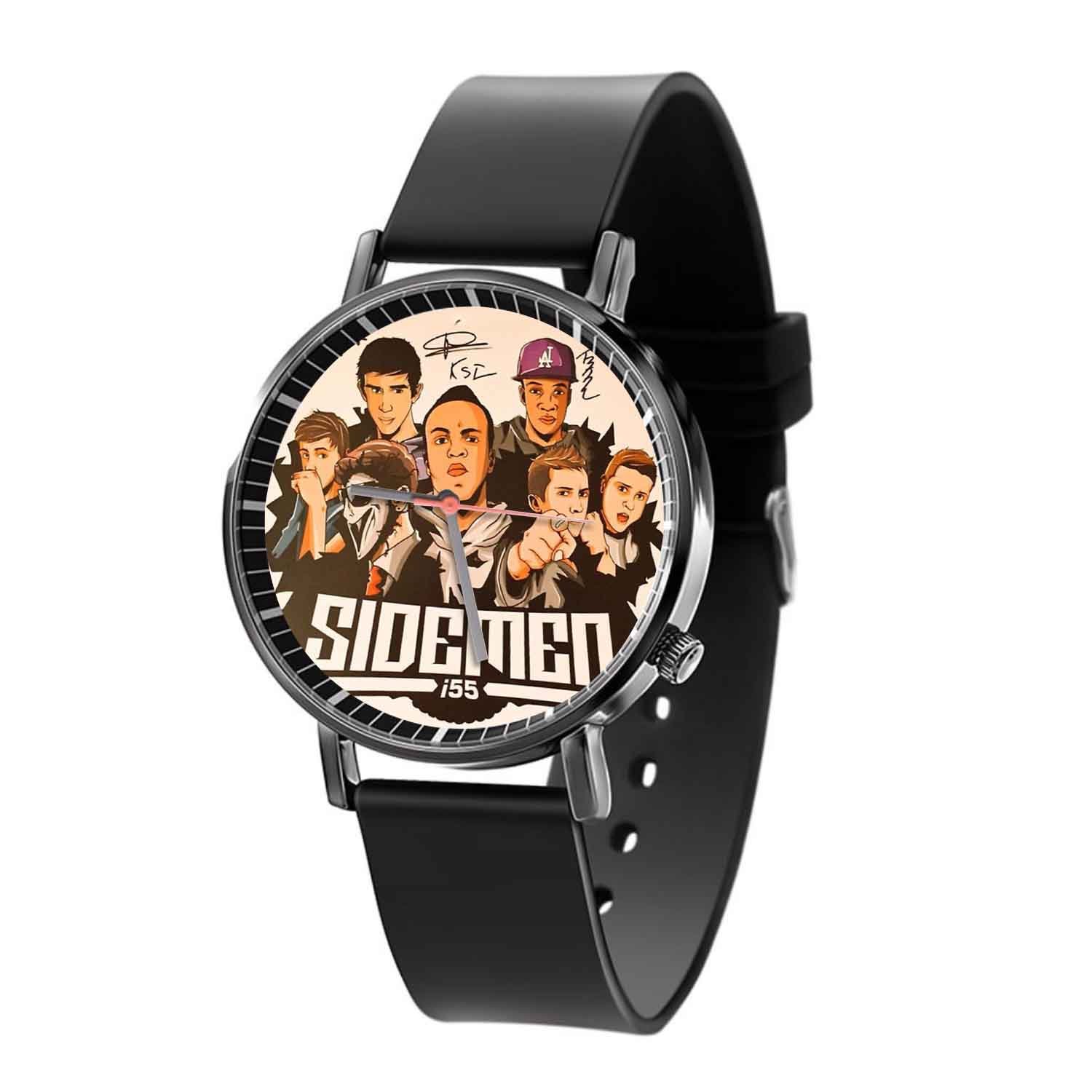 Zavstyle Shane Cauley Sidemen signatures Quartz Watch With Gift Box