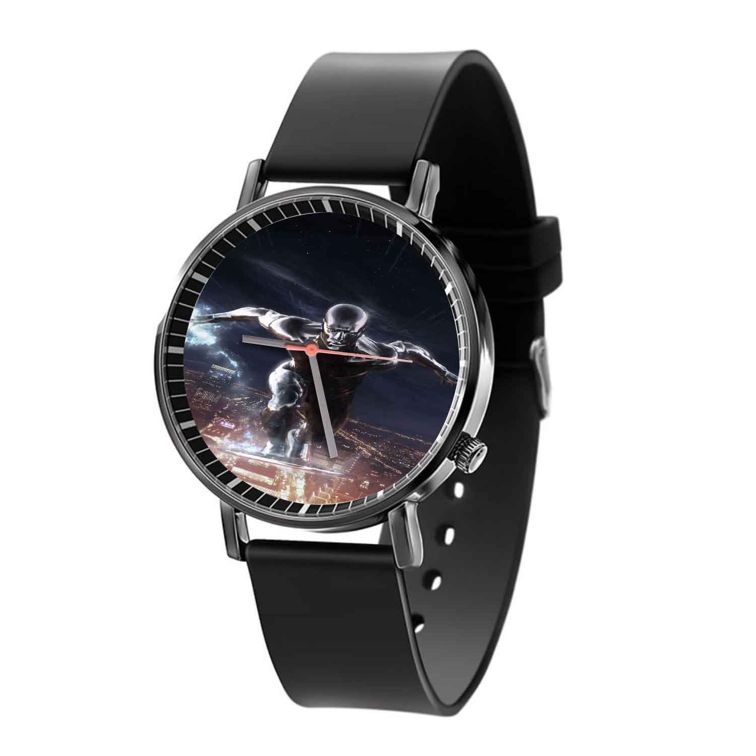 Zavstyle Silver Surfer Marvel Superheroes Quartz Watch With Gift Box