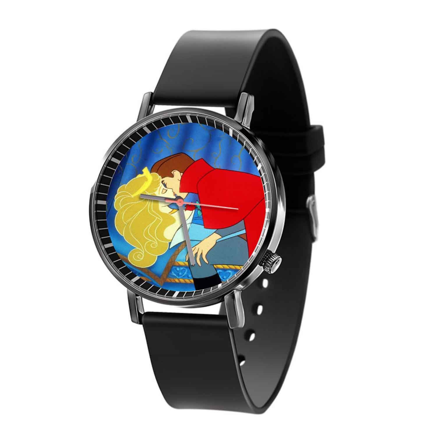 Zavstyle Sleeping Beauty Kiss Disney Quartz Watch With Gift Box