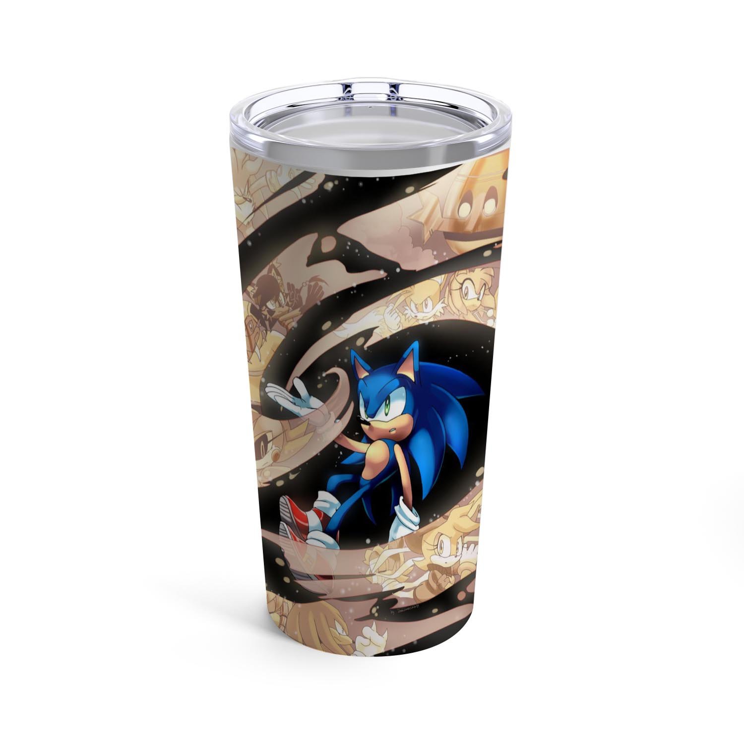 Zavstyle Sonic The Hedgehog Printed Tumbler Stainless Steel 20oz