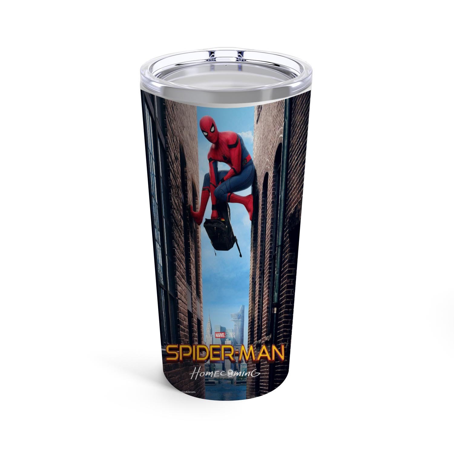 Zavstyle Spider Man Homecoming Tumbler Stainless Steel 20oz
