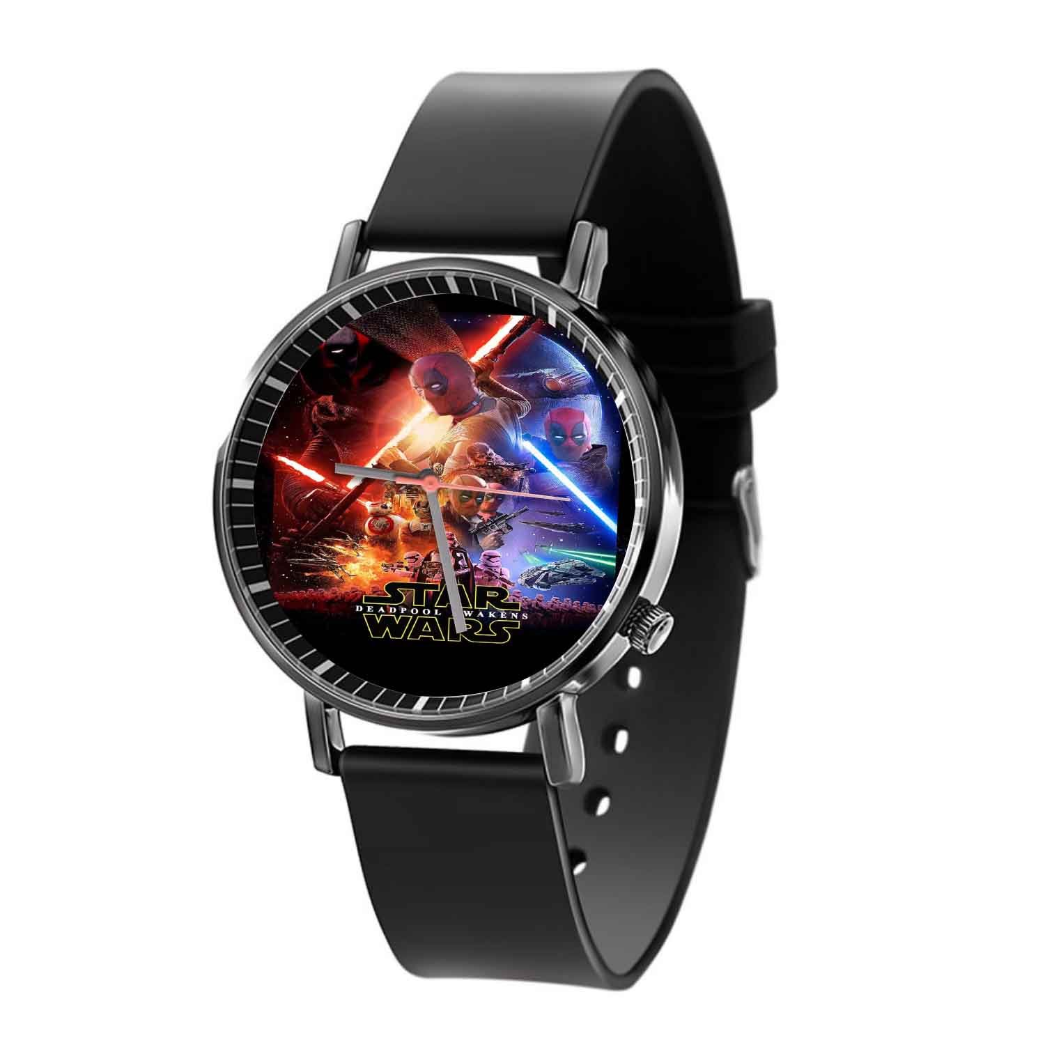 Zavstyle Star Wars Deadpool Awakens Arts Quartz Watch With Gift Box