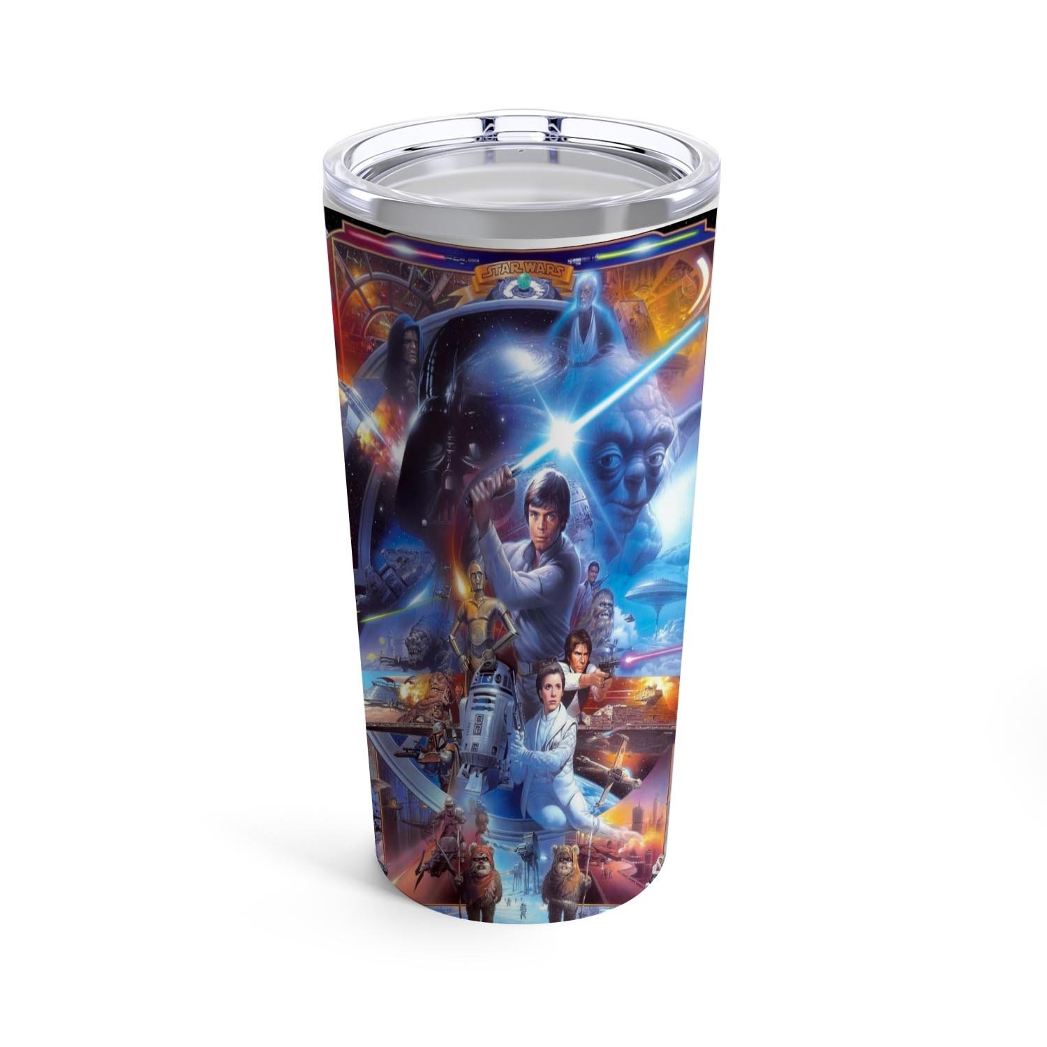 Zavstyle Star Wars Print Tumbler Stainless Steel 20oz