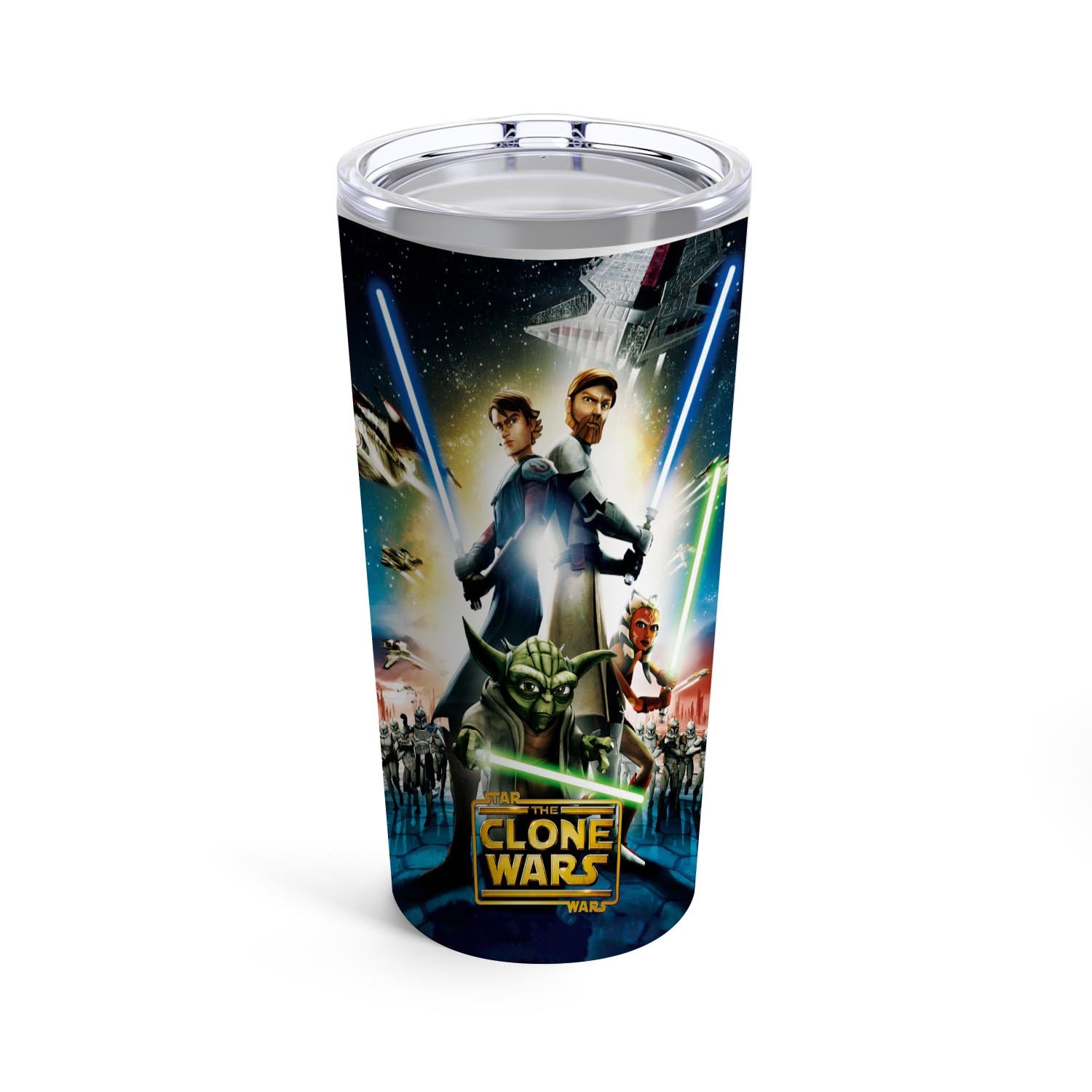 Zavstyle Star Wars The Clone Wars Characters Tumbler Stainless Steel 20oz