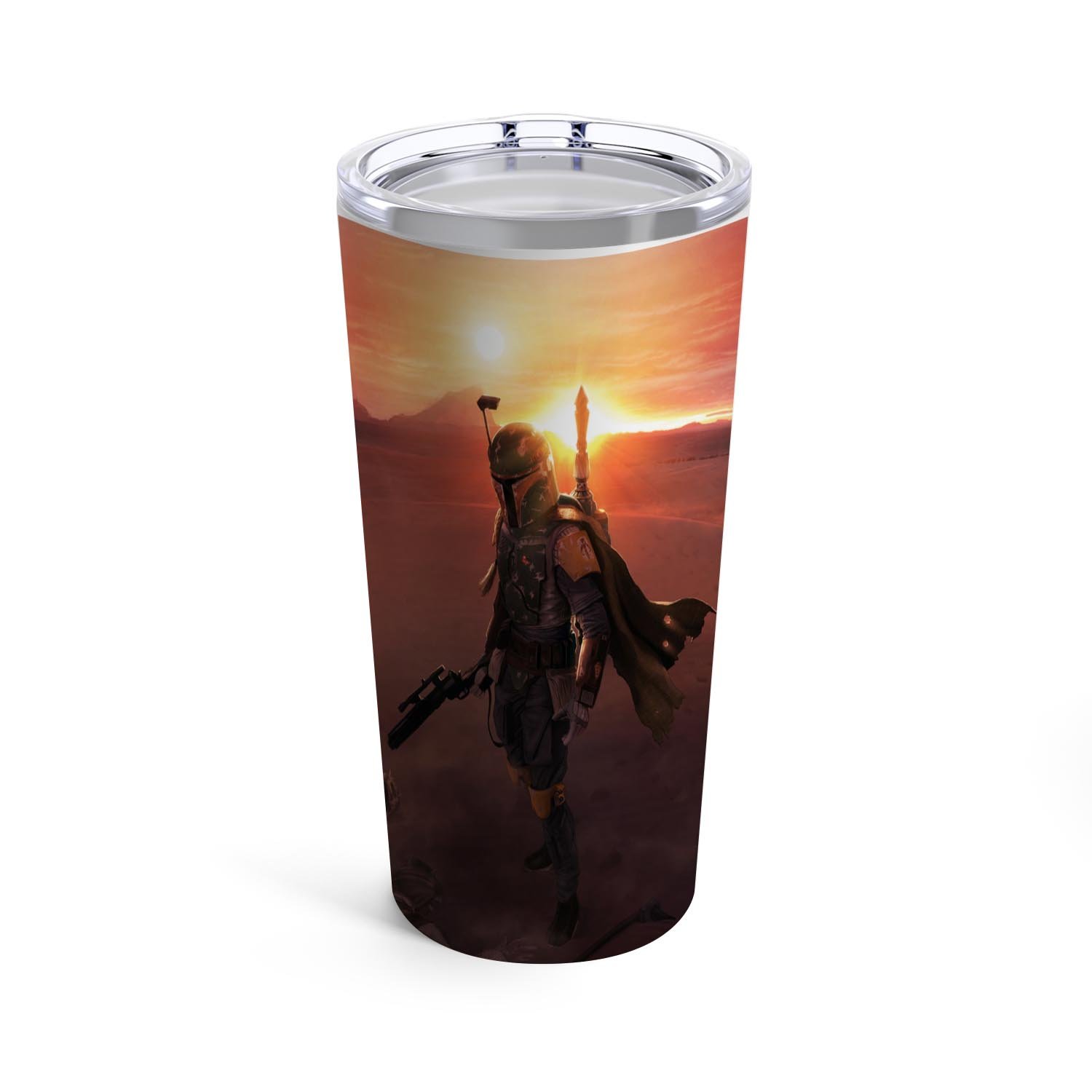 Zavstyle Star Wars The Force Awakens Boba Fett Tumbler Stainless Steel 20oz