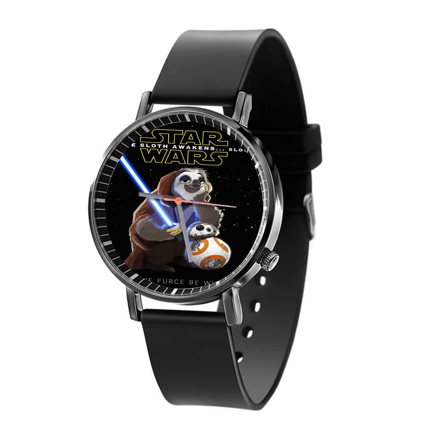 Zavstyle Star Wars The Sloth Awakens Slowly Quartz Watch With Gift Box