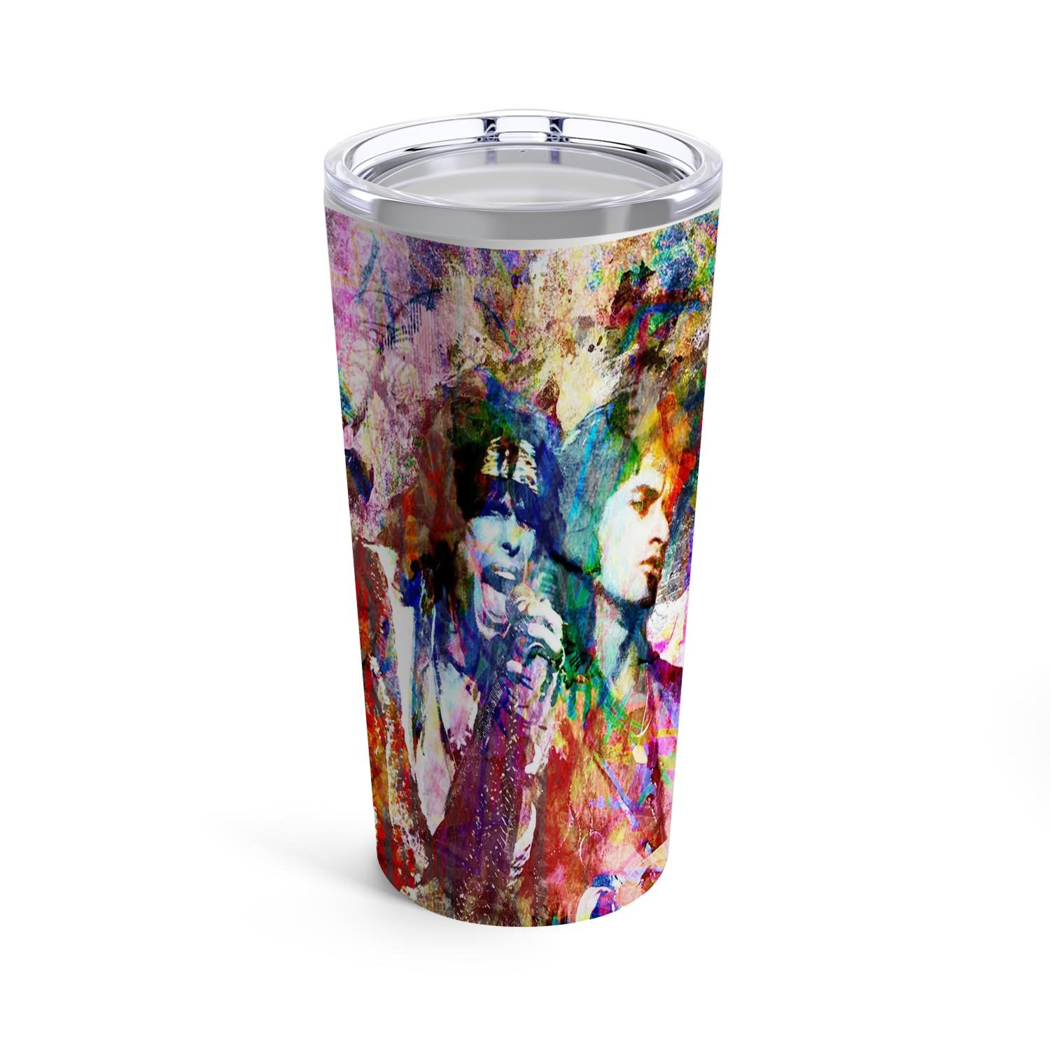 Zavstyle Steven Tyler Joe Perry Aerosmith Tumbler Stainless Steel 20oz