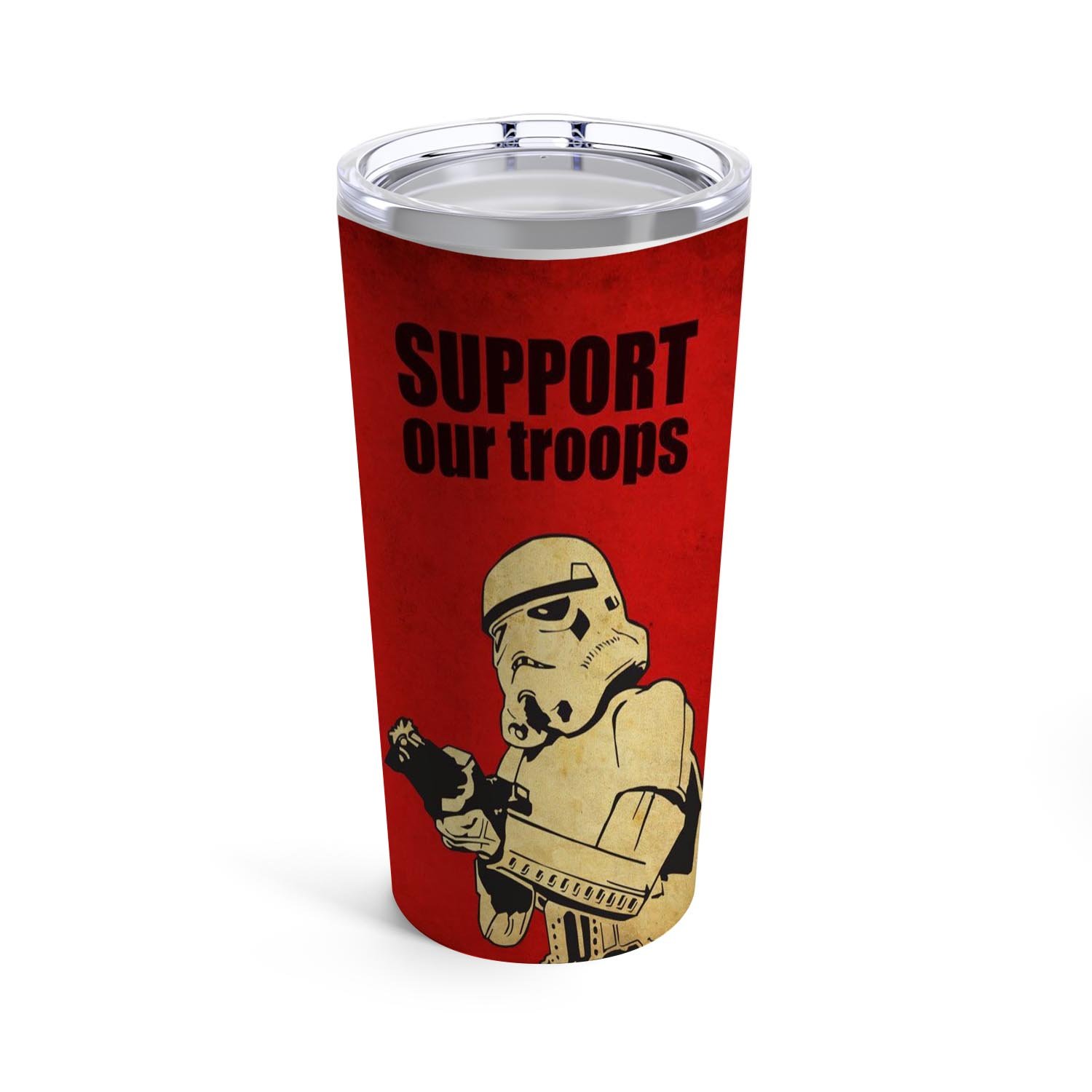 Zavstyle Stormtrooper Support Our Troops Tumbler Stainless Steel 20oz