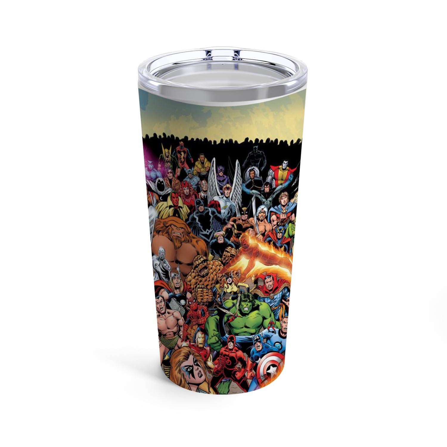Zavstyle Superhero All Characters Tumbler Stainless Steel 20oz