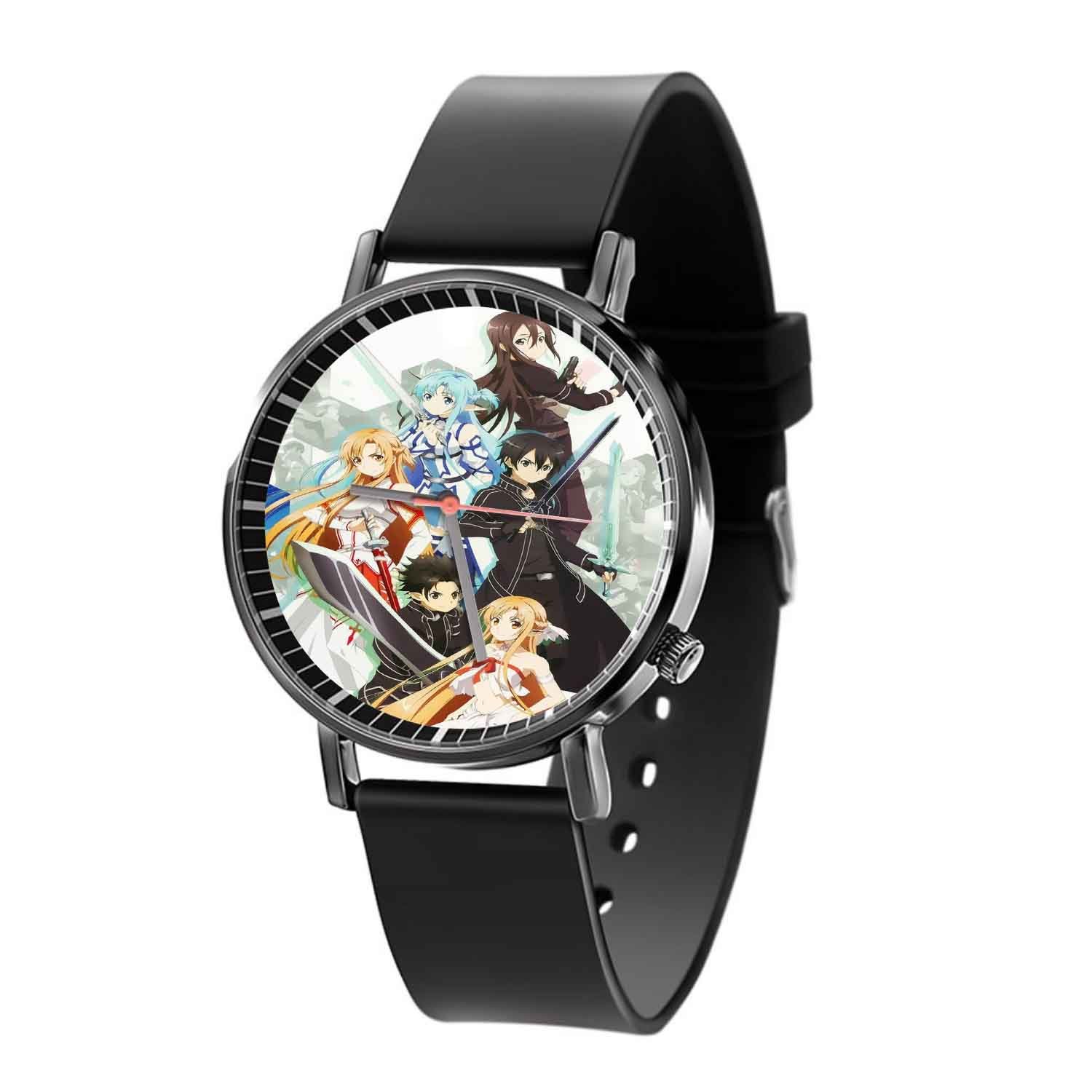 Zavstyle Sword Art Online Kirito and Girls Arts Quartz Watch With Gift Box